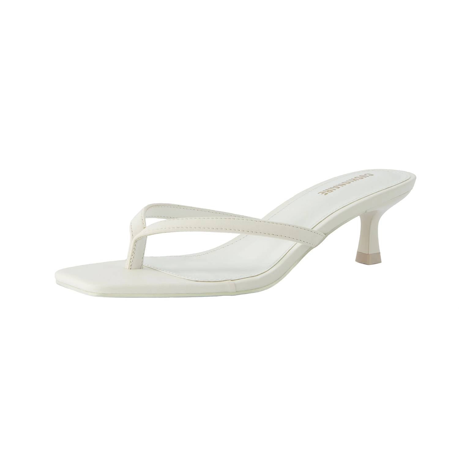 ffab120d-b522-4991-9cee-df2ff15c89aa-upscale_15k-1500x1500-70 Cushionaire - Miami Thong Dressy Kitten Heel Sandals - Image 1