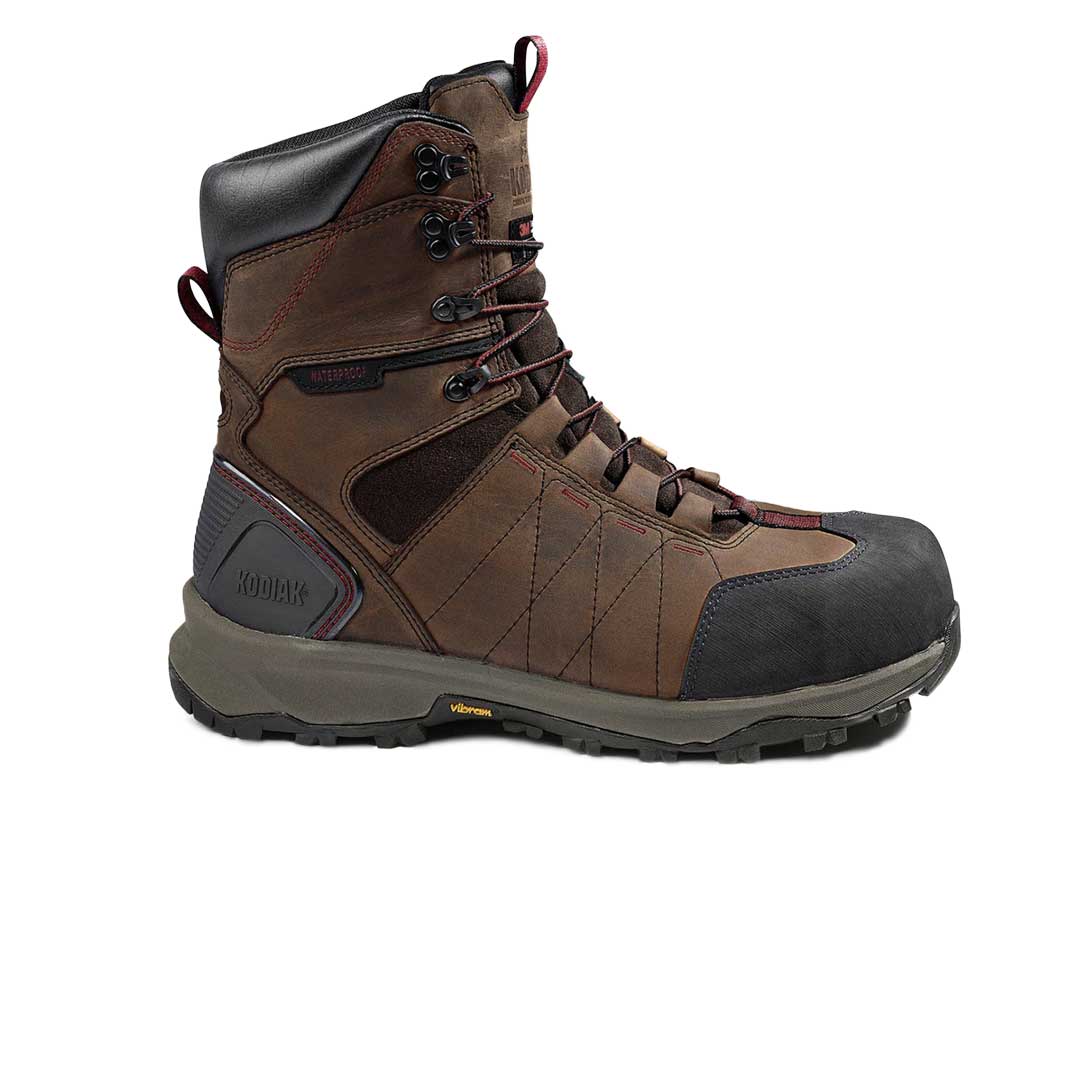Kodiak-Men_s-8-Inch-Ice-Conqueror-Waterproof-Composite-Toe-Winter-Safety-Work-Boots-_KD0A4TGDBRN_01 Kodiak - Men's 8 Inch Ice Conqueror Waterproof Composite Toe Winter Safety Work Boots (KD0A4TGDBRN) - Image 1
