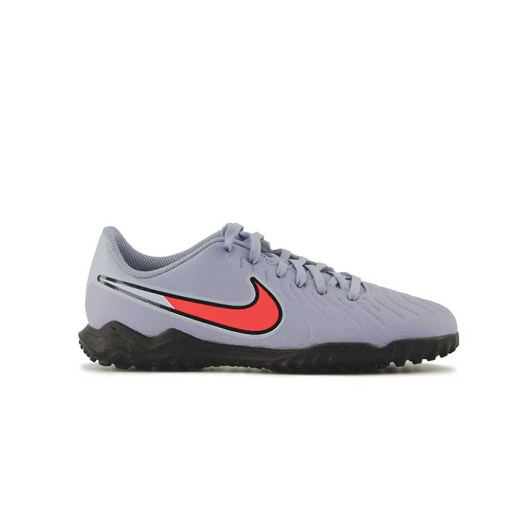Nike-Kids_-_Preschool-_-Junior_-Tiempo-Legend-10-Club-Turf-Soccer-Shoes-_DV4355-402_-01 Nike - Kids' (Preschool & Junior) Tiempo Legend 10 Club Turf Soccer Shoes (DV4355 402) - Image 1