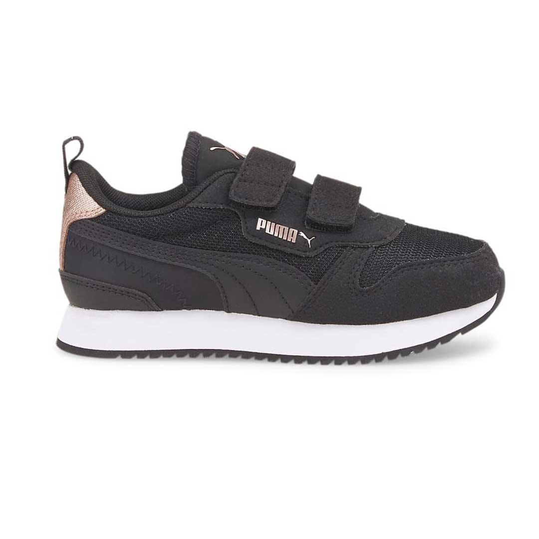 Puma-Kids_-_Preschool_-R78-Metallic-V-_383932-01_-01 Puma - Kids' (Preschool) R78 Metallic V Shoes (383932 01) - Image 1