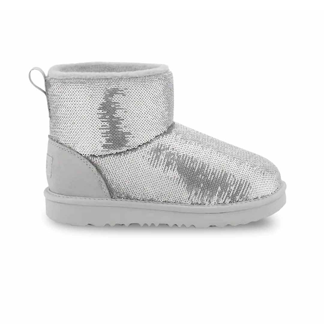 UGG_-Kids_Infant_Preschool_ClassicMiniMirrorBallBoots_1143708T-SLV_1 UGG - Kids' (Infant) Classic Mini Mirror Ball Boots (1143708T-SLV) - Image 1