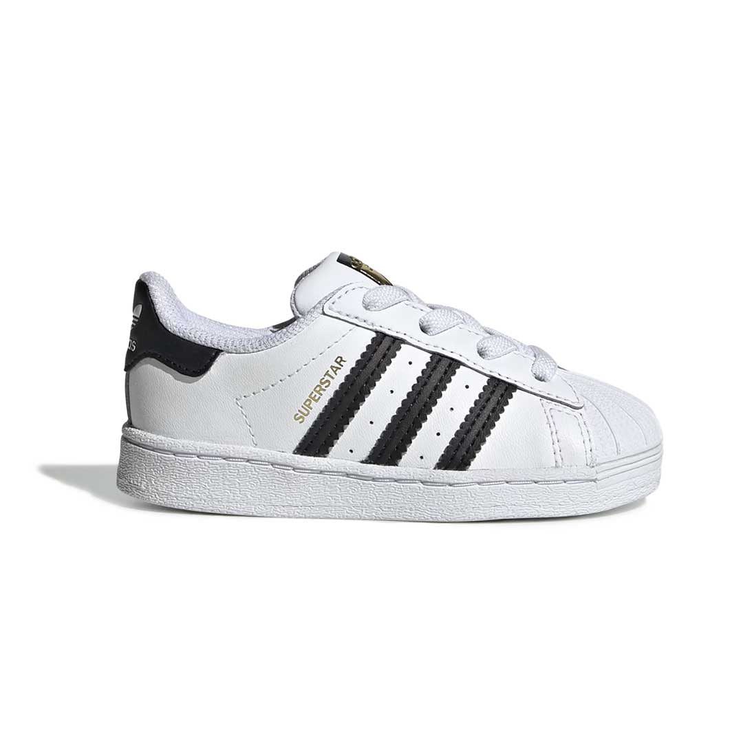 adidas-Kids_-_Infant_-Superstar-EL-I-Shoes-_FU7717_01 adidas - Kids' (Infant) Superstar Elastic Lace Shoes (FU7717) - Image 1