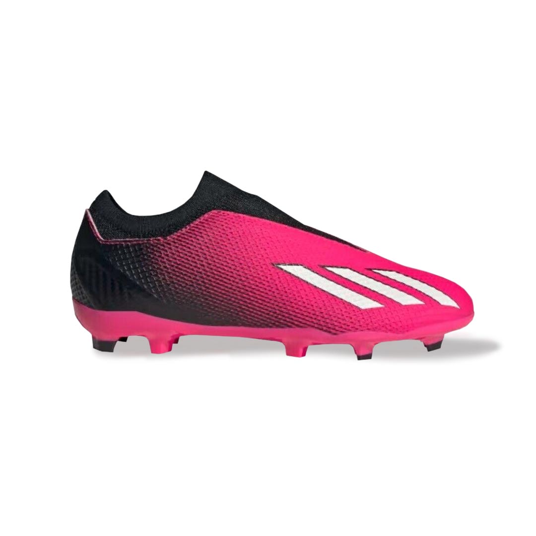 adidas-Kids_-_Preschool-_-Junior_-X-Speedportal.3-Laceless-Firm-Ground-Cleats-_GZ5061__01 adidas - Kids' (Junior) X Speedportal.3 Laceless Firm Ground Soccer Cleats (GZ5061) - Image 1