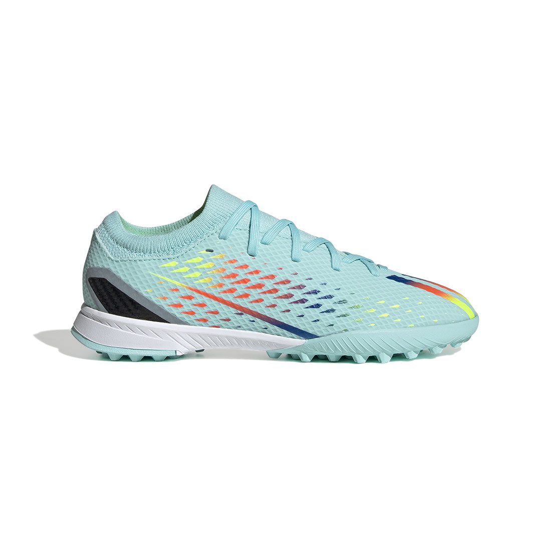 adidas-Kids_-_Preschool_-X-Speedportal.3-Turf-Soccer-Shoes-_GW8490_-01 adidas - Kids' (Preschool) X Speedportal.3 Turf Soccer Shoes (GW8490) - Image 1