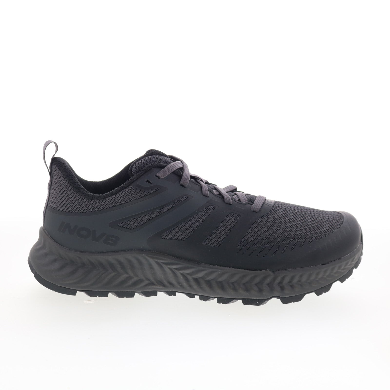 001148-bk_traifly_black_01_db4276b7-9225-4aca-9be9-6fde00d399b2 Inov-8 TrailFly 001148-BK Mens Black Wide Synthetic Athletic Hiking Shoes - Image 1