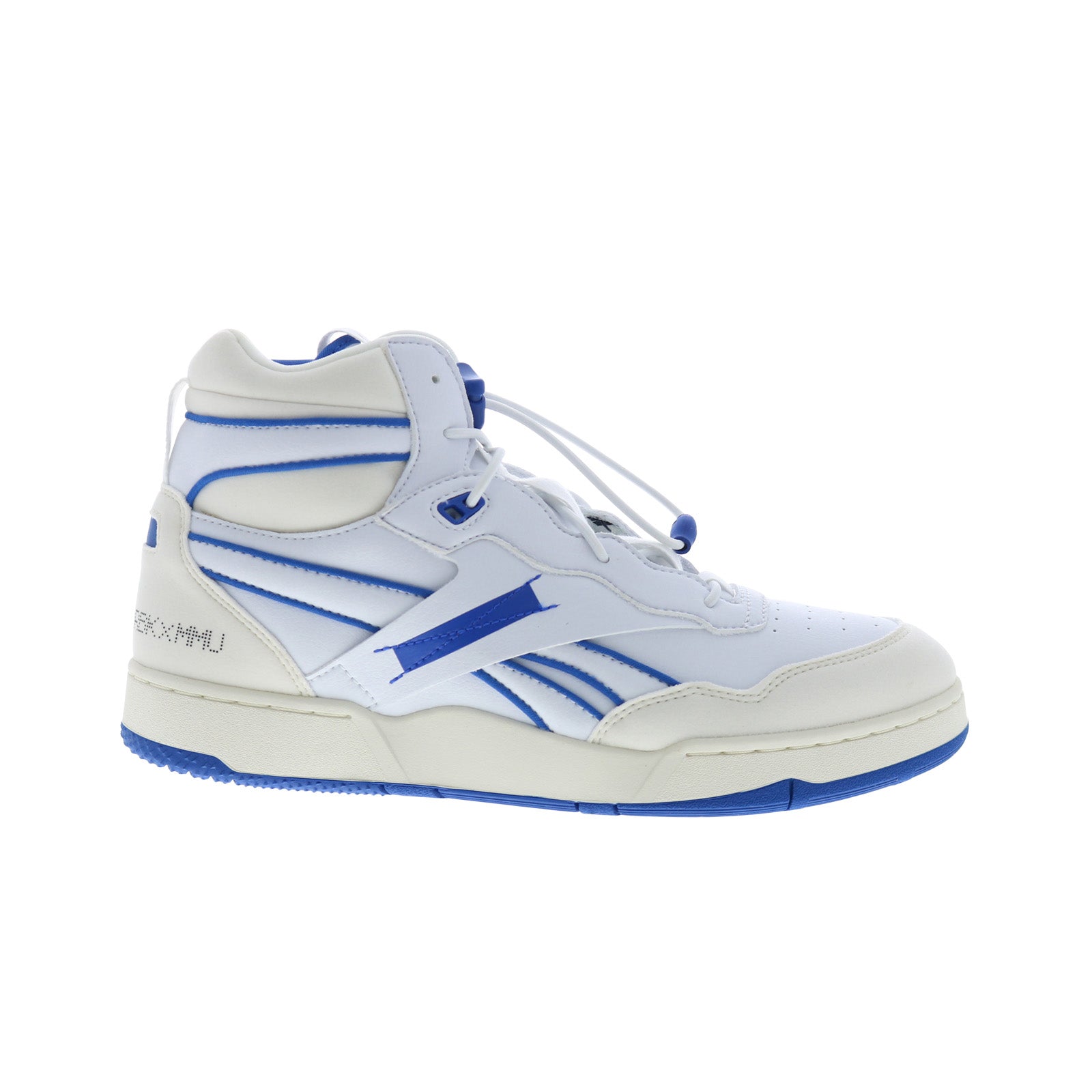 100072091_ftwwht_chalk_cblac_reshoot_01 Reebok Milk Makeup BB 4000 II Mid Vegan Mens White Sneakers Shoes - Image 1