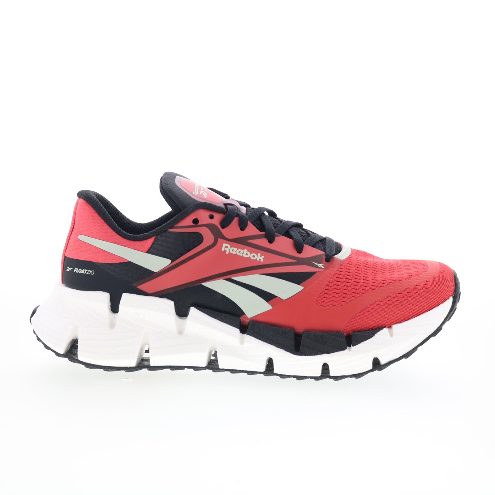 100209166_floatzig_1_red_grey_white_01_377a7ecc-626a-46ff-bbe6-74bbade283d4 Reebok Floatzig 1 Mens Red Mesh Lace Up Athletic Running Shoes - Image 1