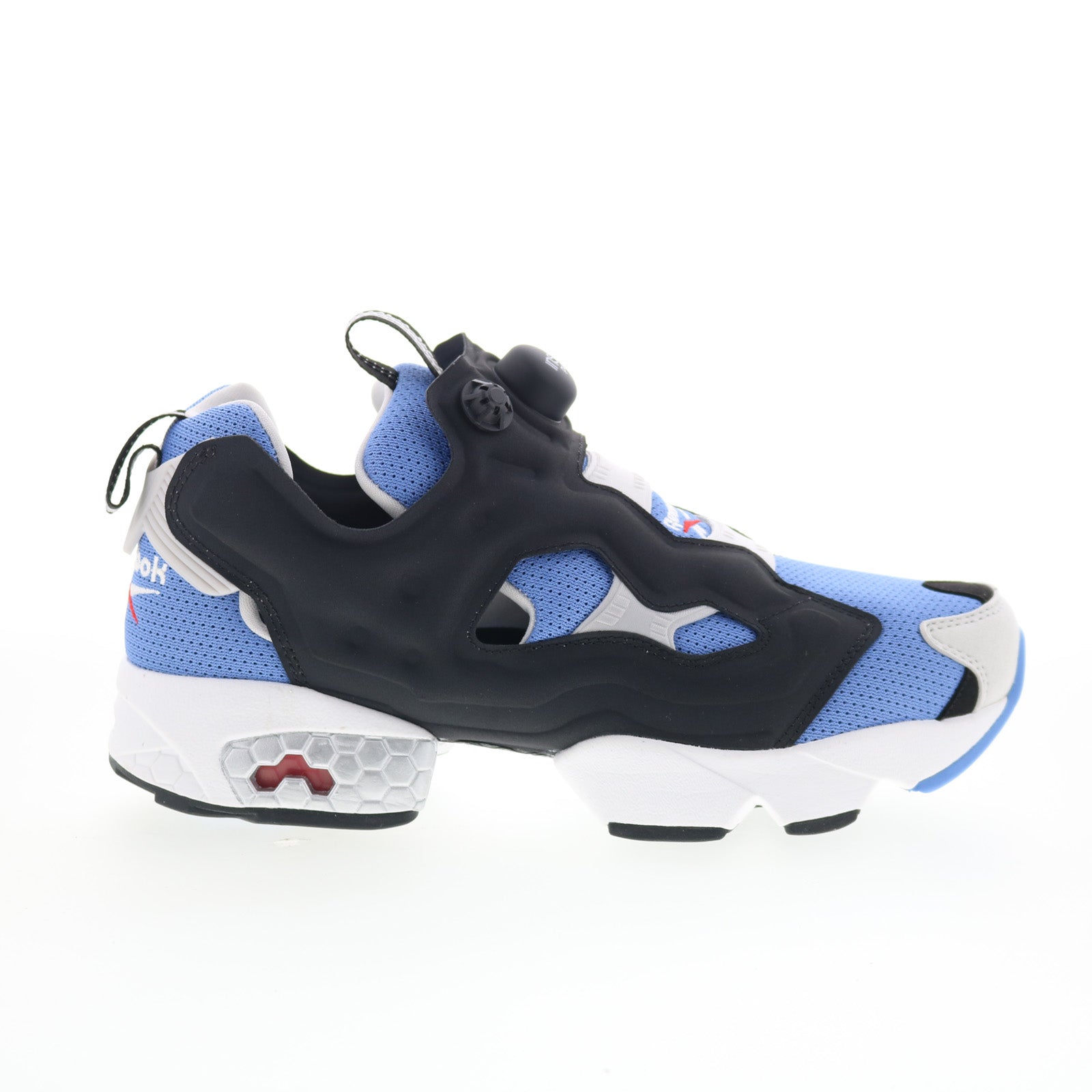 100211290_instapump_fury_94_blue_black_white_01_cf5bd01c-7b96-4e25-bfb3-8c4e42f88568 Reebok Instapump Fury 94 Mens Blue Mesh Slip On Lifestyle Sneakers Shoes - Image 1