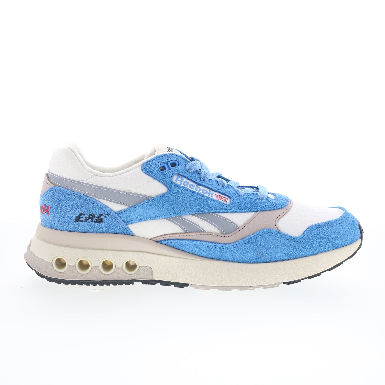 100211662_ers_world_blue_grey_white_01_d0e8eb49-2c2a-4c6d-90bd-e44bb3765d2d Reebok ERS World Mens White Suede Lace Up Lifestyle Sneakers Shoes - Image 1