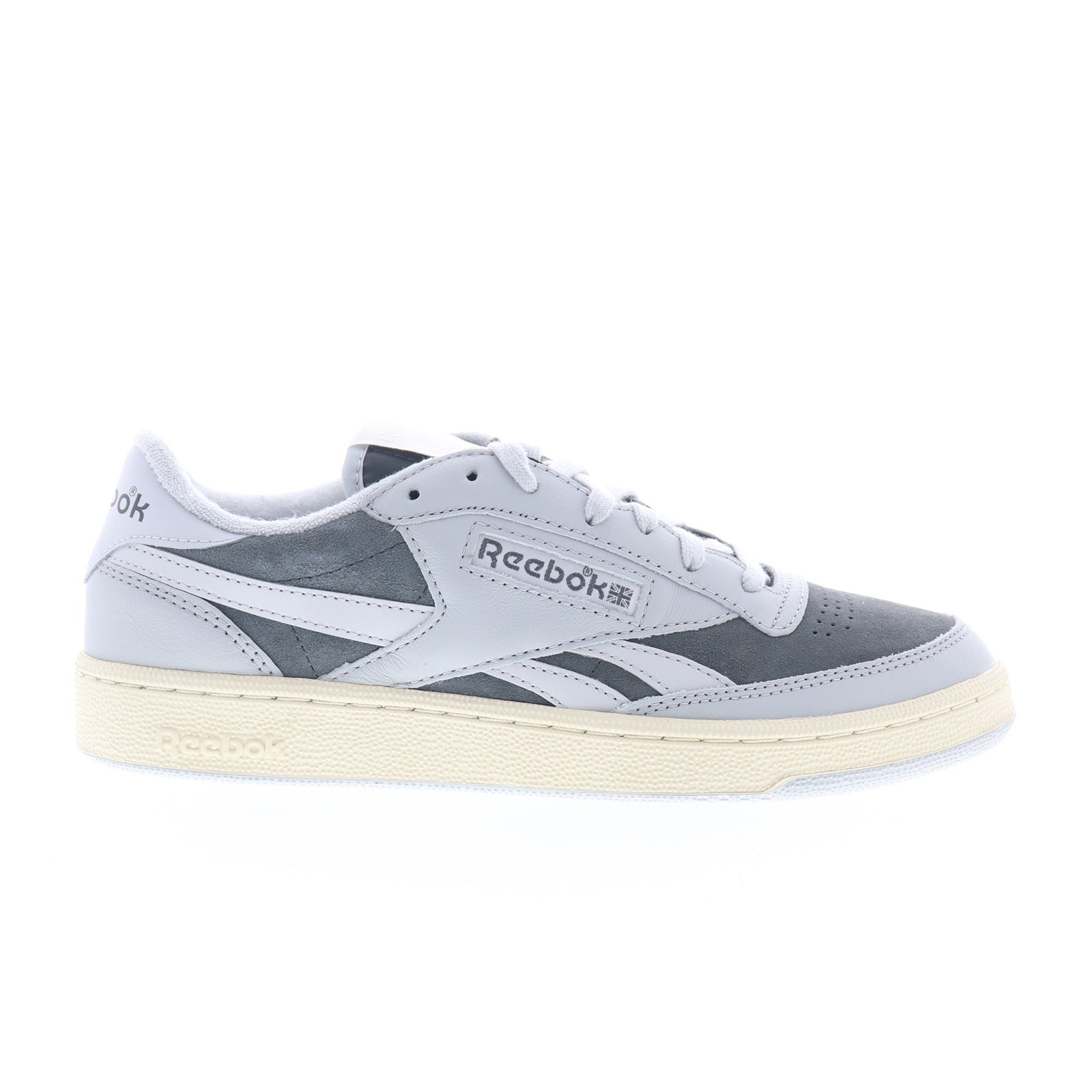 Reebok Club C Revenge Vintage II Mens Gray Leather Lifestyle Sneakers Shoes - Image 1