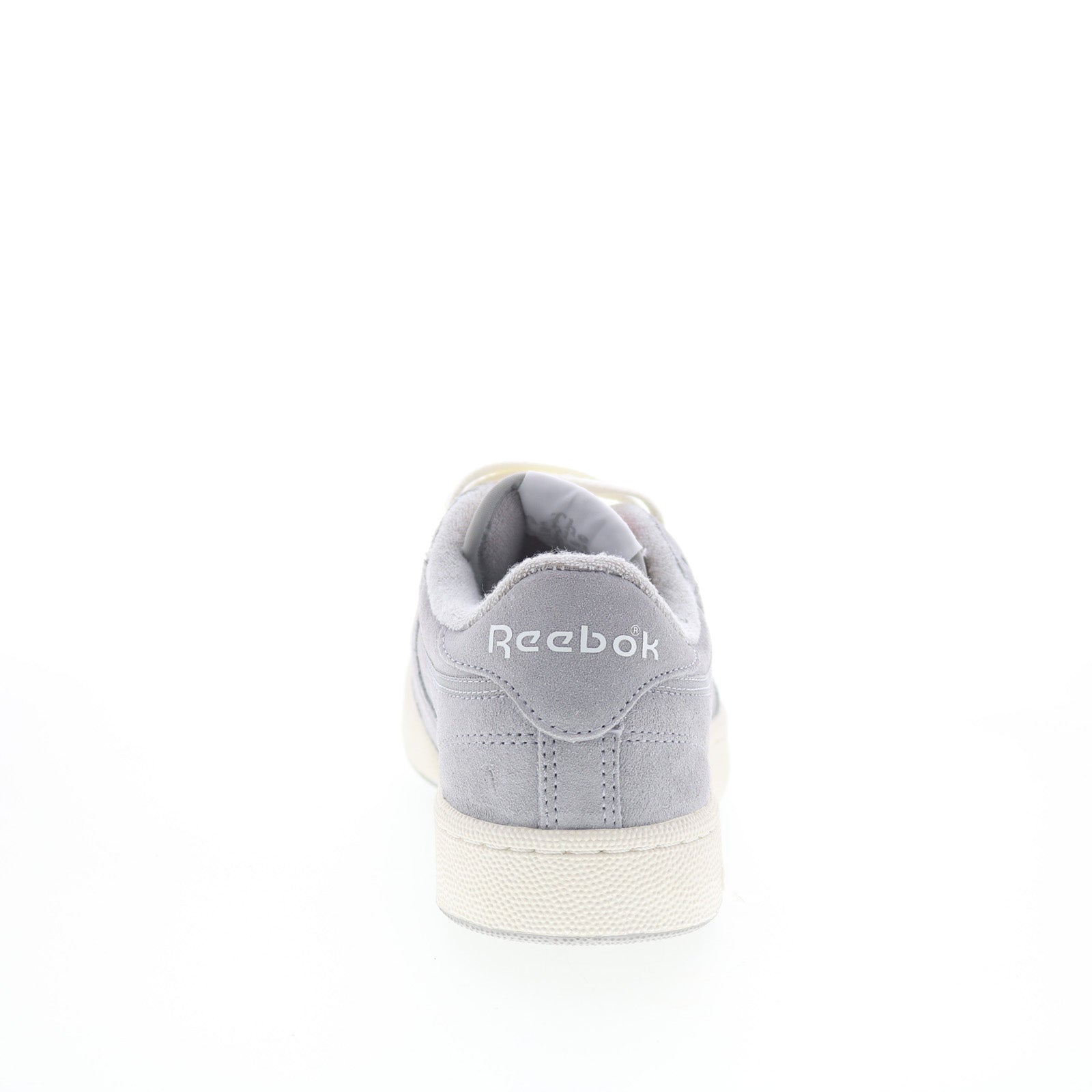 Reebok Club C 85 Vintage Mens Gray Leather Lace Up Lifestyle Sneakers Shoes - Image 7