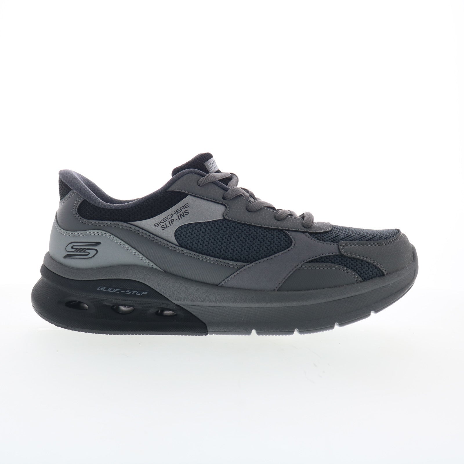 Skechers Bobs Arc Waves 2.0 118342-BKMT Mens Black Lifestyle Sneakers Shoes - Image 1