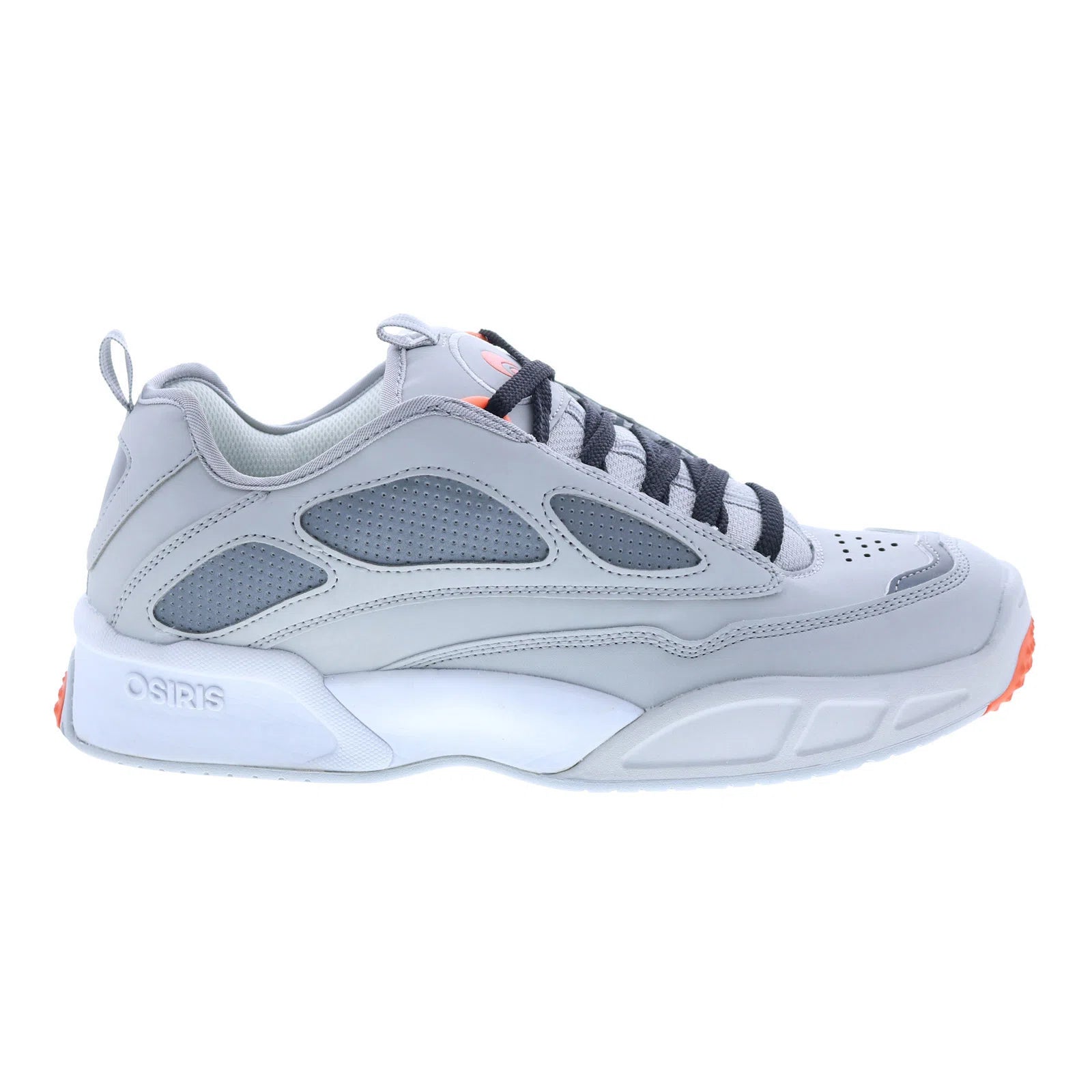1370-2842_graff_grey_orange_art_reshoot_01 Osiris Graff 1370 2842 Mens Gray Synthetic Skate Inspired Sneakers Shoes - Image 1