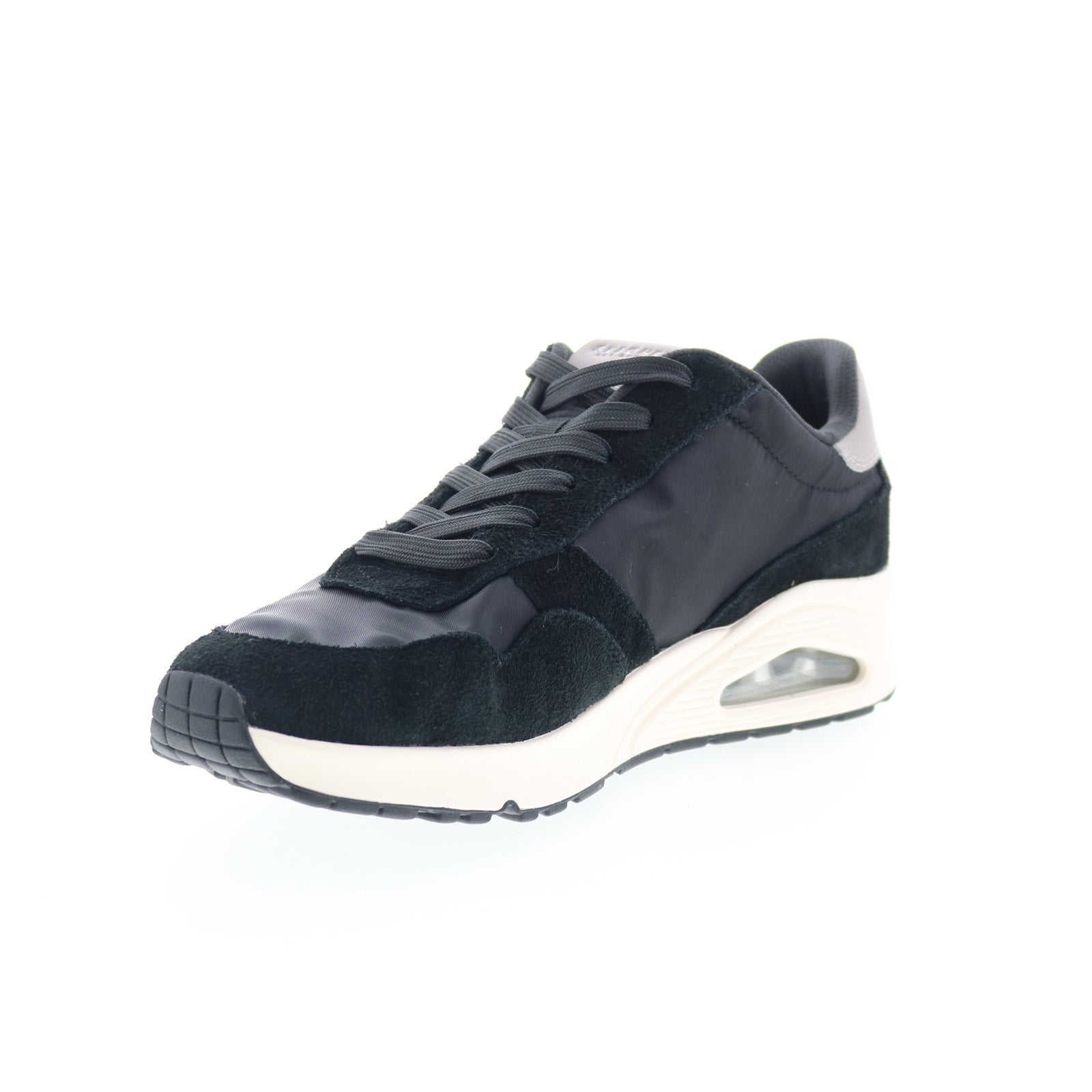 Skechers UNO - Vintage Dayz 183053-BLK Mens Black Lifestyle Sneakers Shoes - Image 4