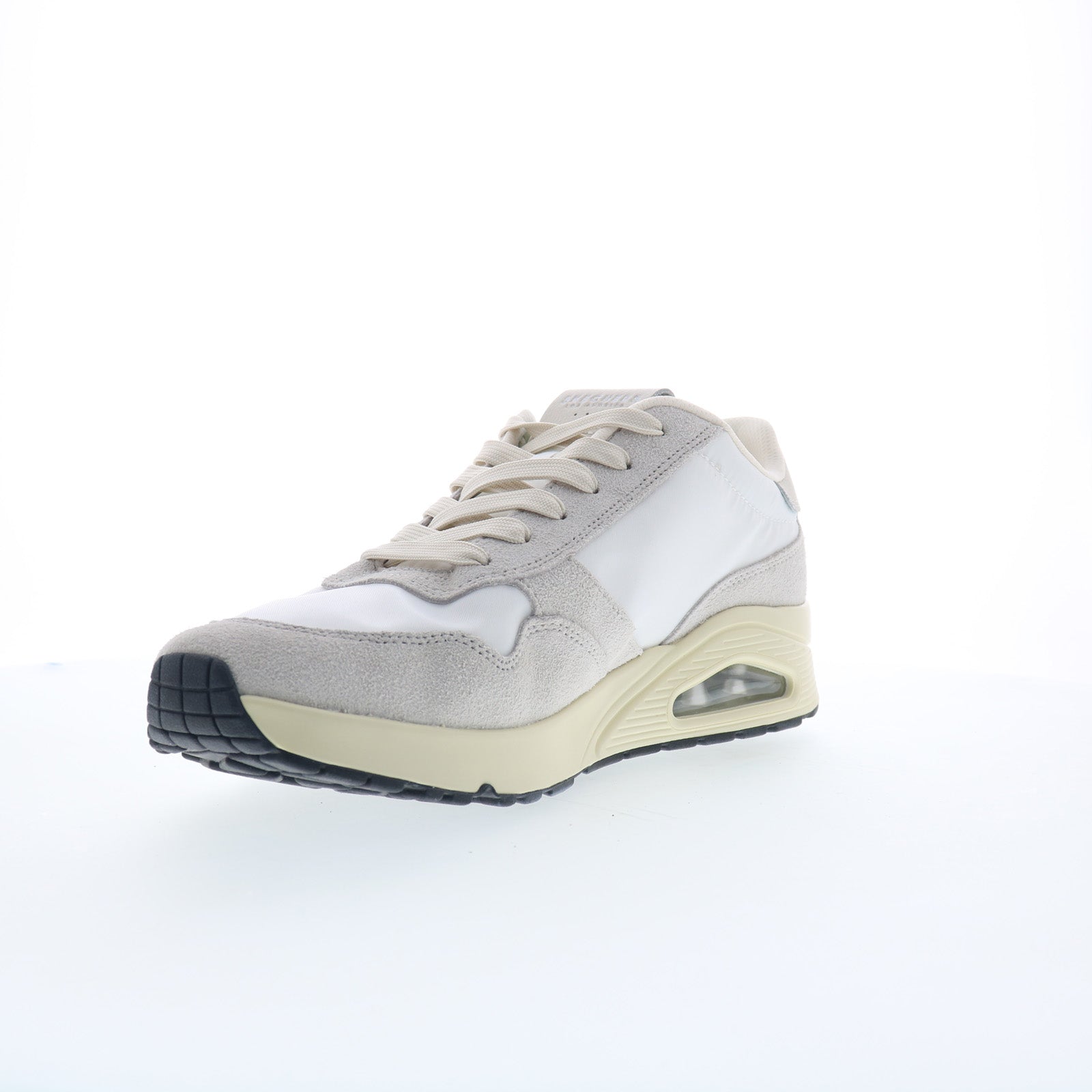 Skechers UNO - Vintage Dayz 183053-WHT Mens White Lifestyle Sneakers Shoes - Image 4