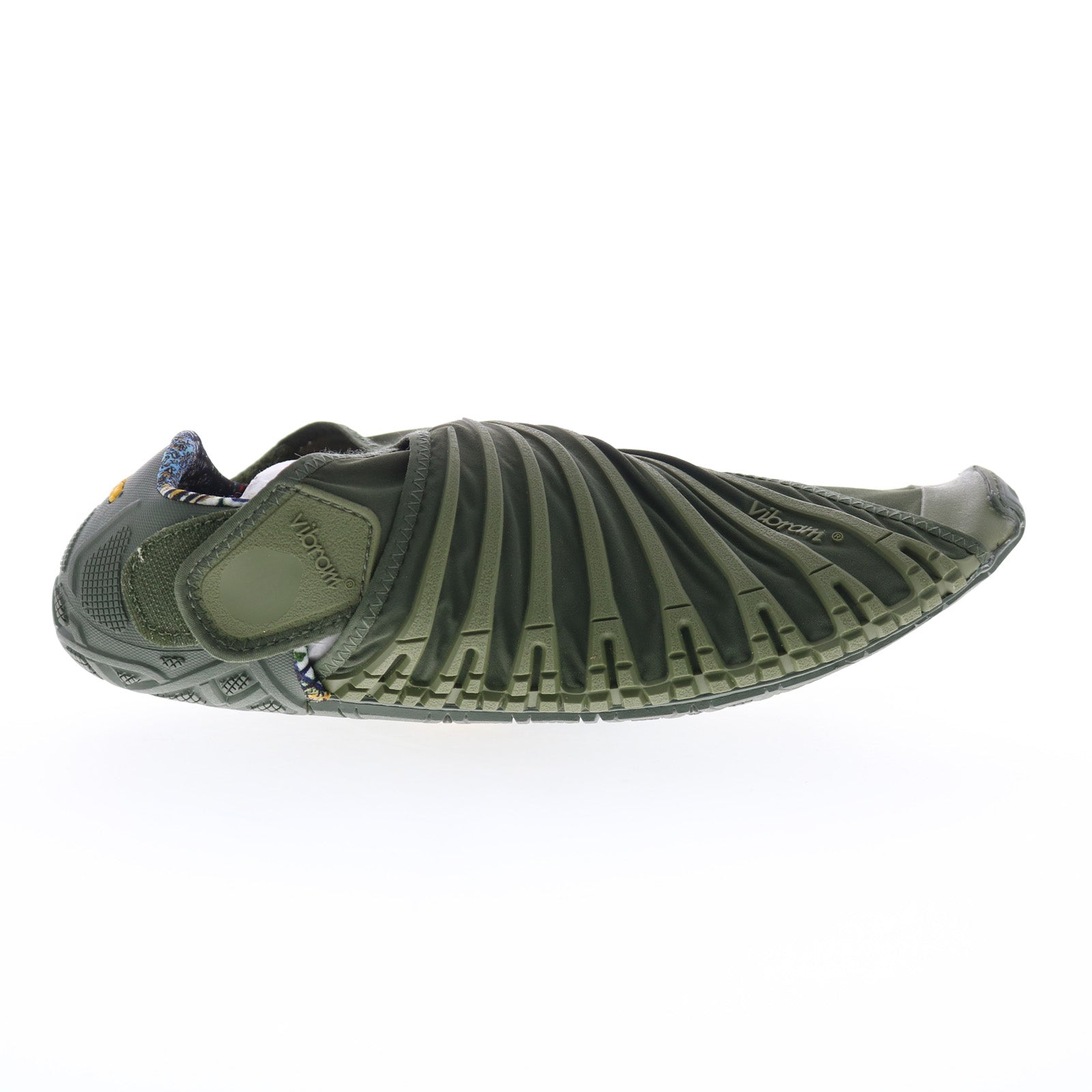 18mad04_olive-img4_01_6f6c00fb-dca4-4975-8fdf-047584213c9d Vibram Furoshiki 18MAD04 Mens Green Canvas Strap Lifestyle Sneakers Shoes - Image 1