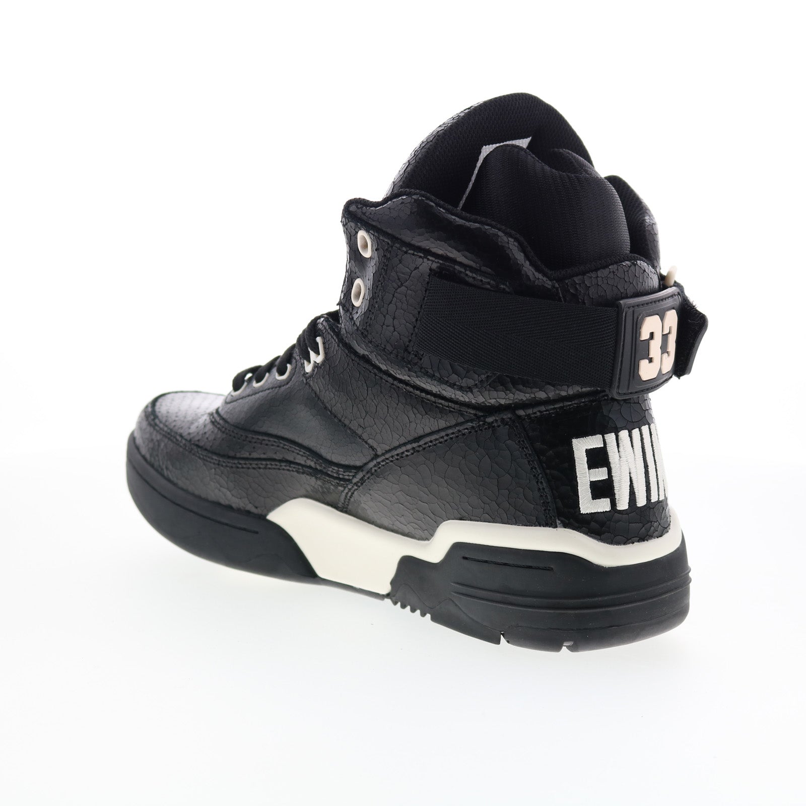 Ewing Athletics 33 HI Vintage Mens Black Leather Lifestyle Sneakers Shoes - Image 6