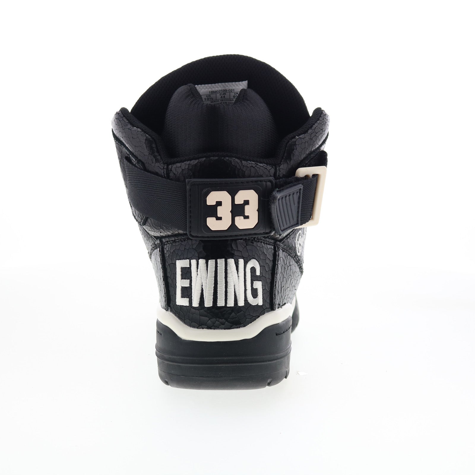 Ewing Athletics 33 HI Vintage Mens Black Leather Lifestyle Sneakers Shoes - Image 7