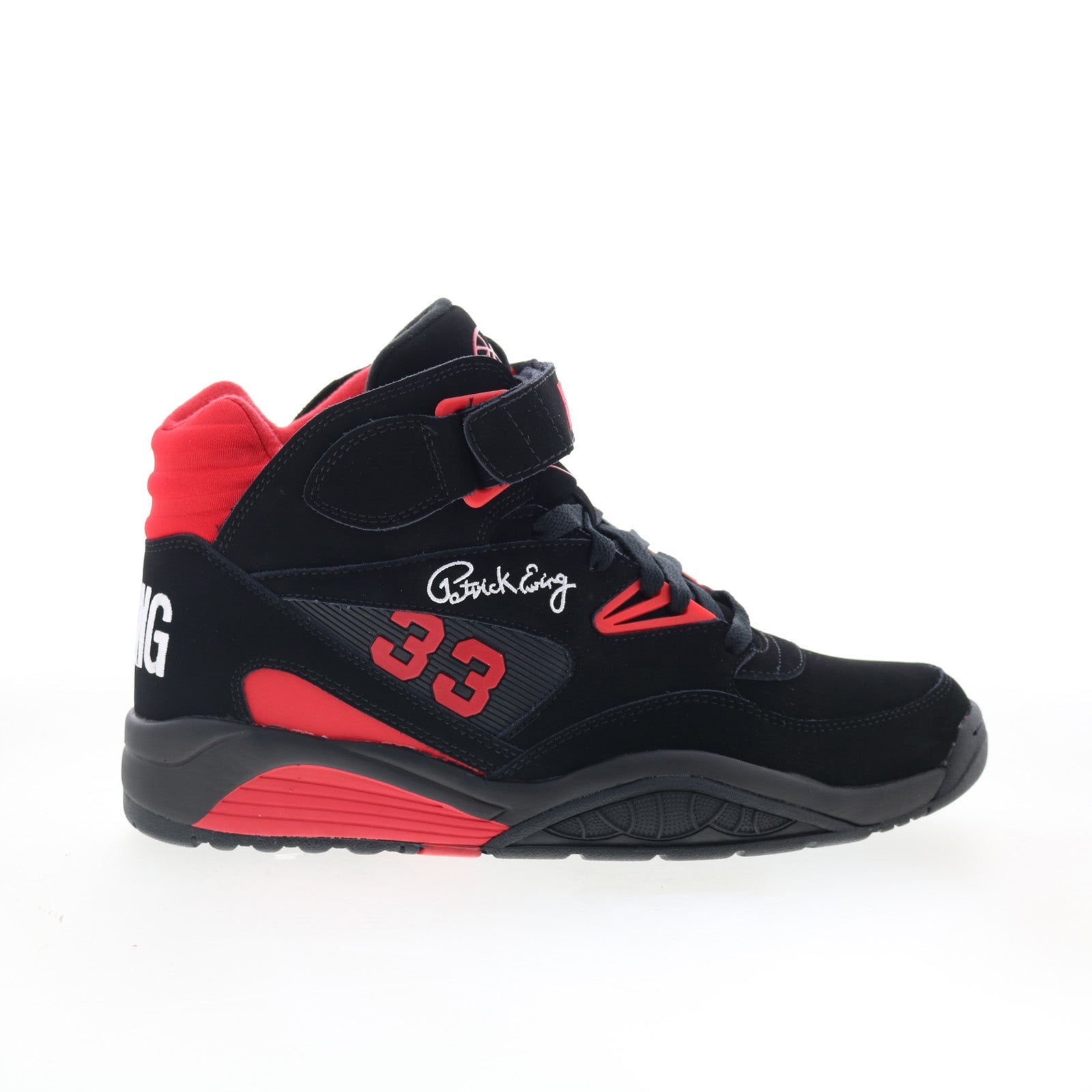 1ew90133-030_ewing_kross_black_red_01_186ee67f-8a0a-4f70-92fc-61ccab4a84db Ewing Athletics Kross 1EW90133-030 Mens Black Lifestyle Sneakers Shoes - Image 1
