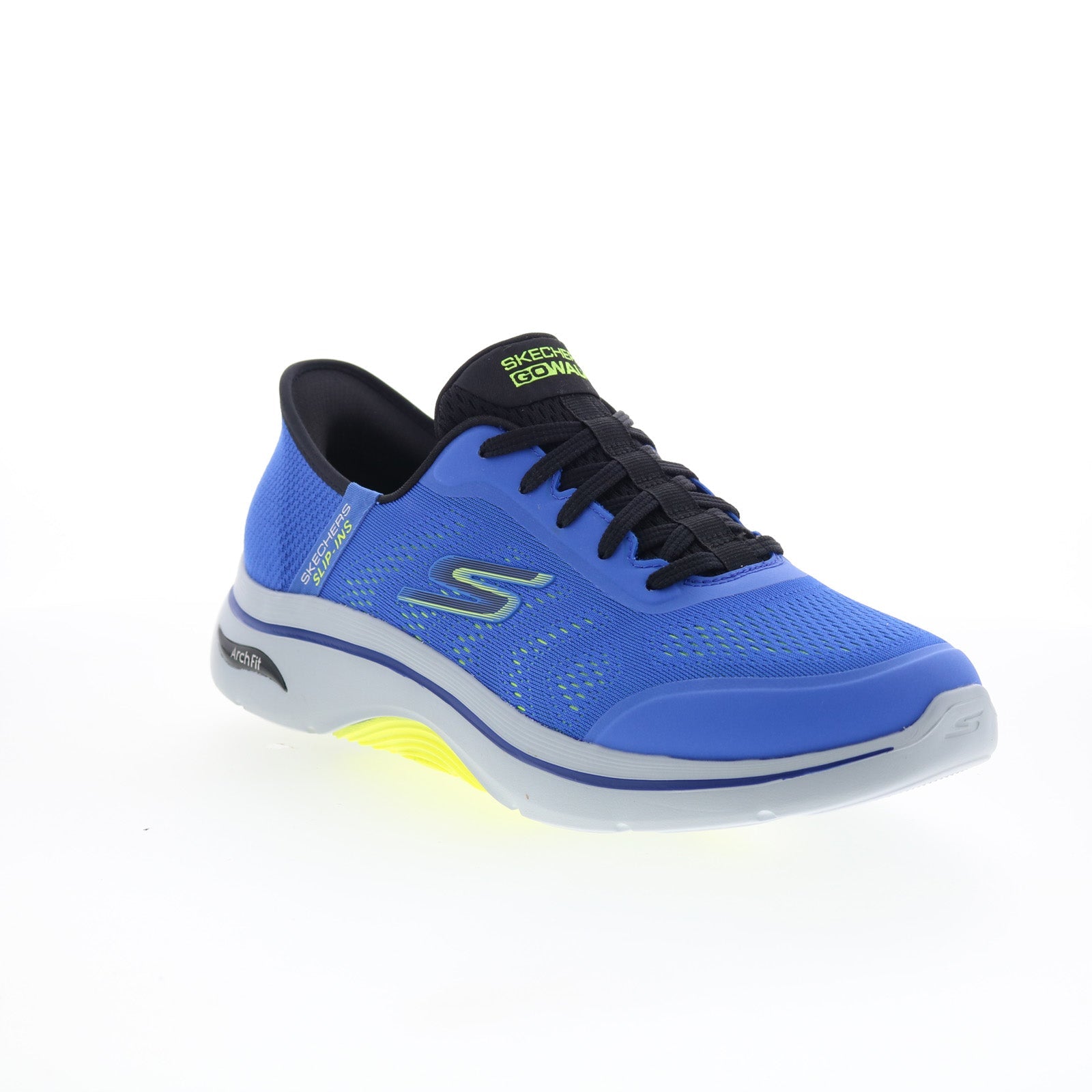 Skechers Go Walk Arch Fit 2.0 Simplicity Mens Blue Extra Wide Sneakers Shoes - Image 2