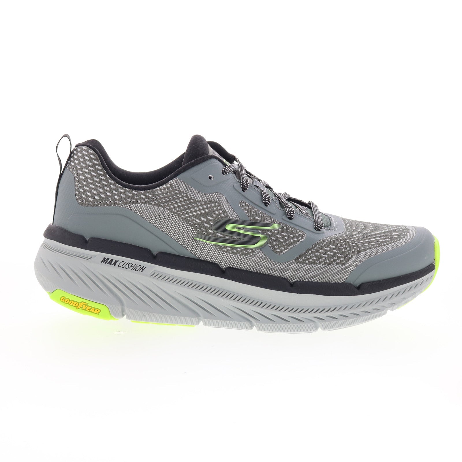 Skechers Max Cushioning Premier Mens Gray Athletic Running Shoes - Image 1