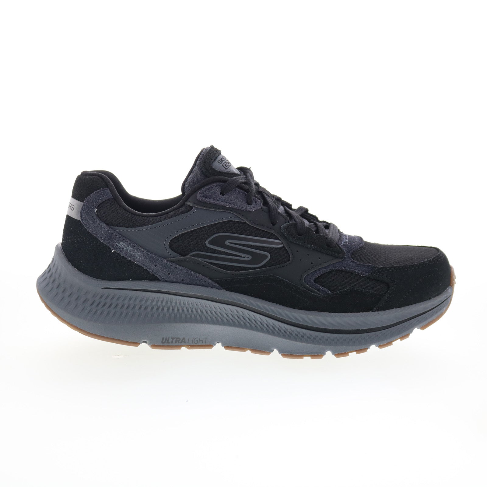 220872-bkcc_go_run_consistent_2.0_retro_runner_V1_black_charcoal_01_20bacf95-145c-4a75-a124-fc696be7a7c1 Skechers Go Run Consistent 2.0 Retro Runner V1 Mens Black Athletic Shoes - Image 1