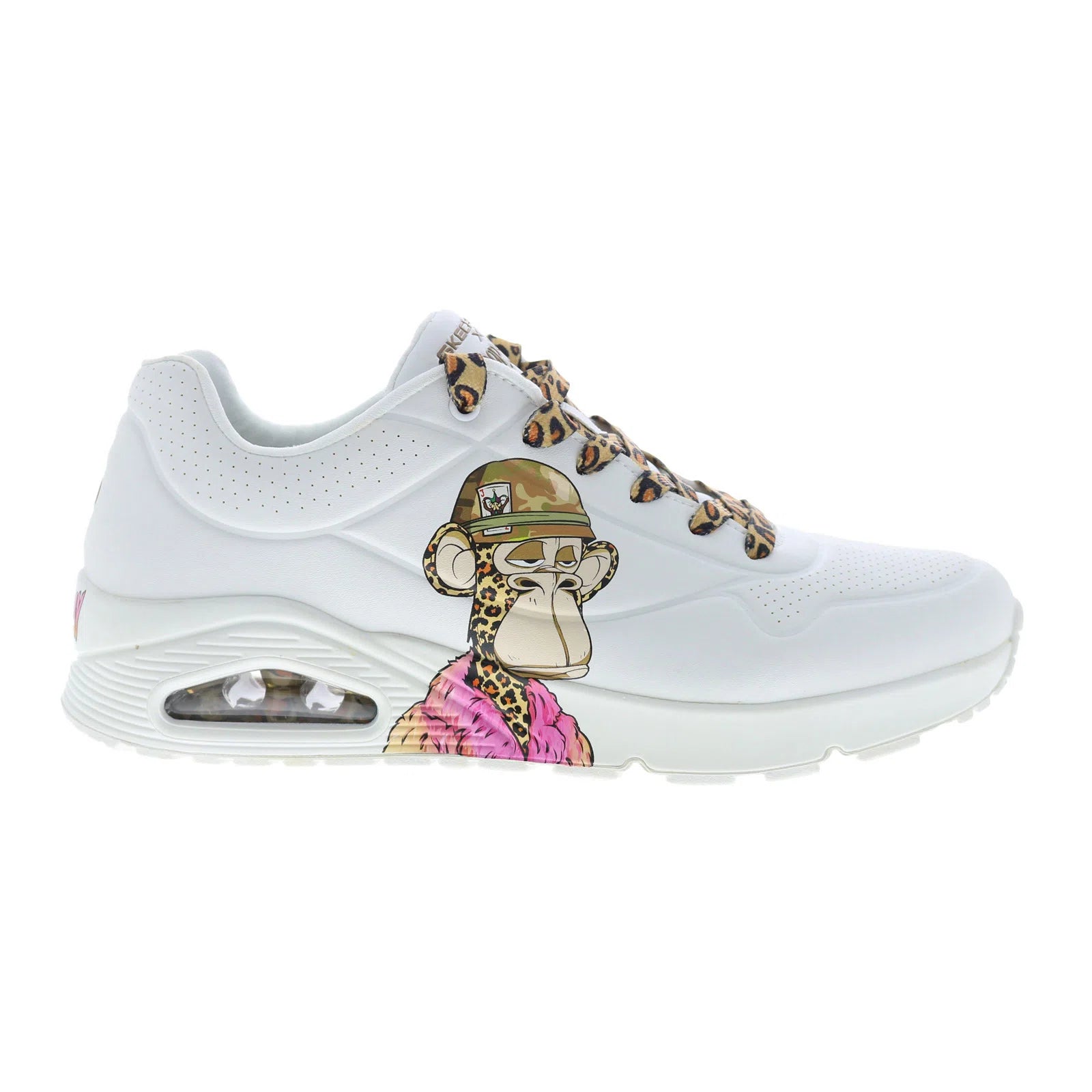 251014_white_reshoot_01 Skechers Uno Dr. Bombay Snoop Dogg Mens White Lifestyle Sneakers Shoes - Image 1