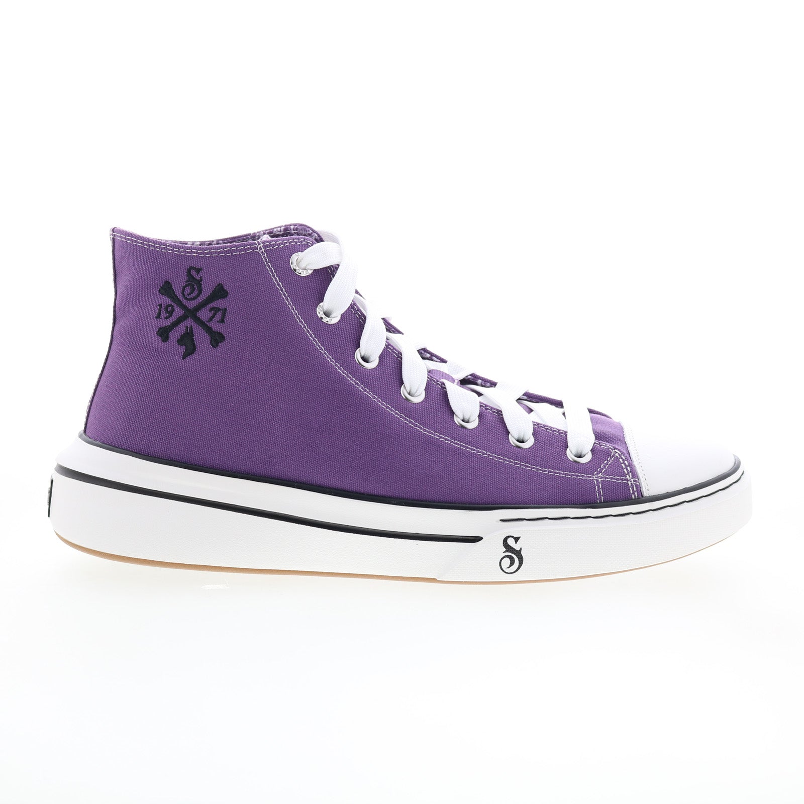 251043_snoop_one_doggy_bonez_purple_01_fd770d2b-d4ce-41b6-ae40-eca27f843bde Skechers Snoop Dogg Snoop One Doggy Bonez 251043 Mens Purple Sneakers Shoes - Image 1