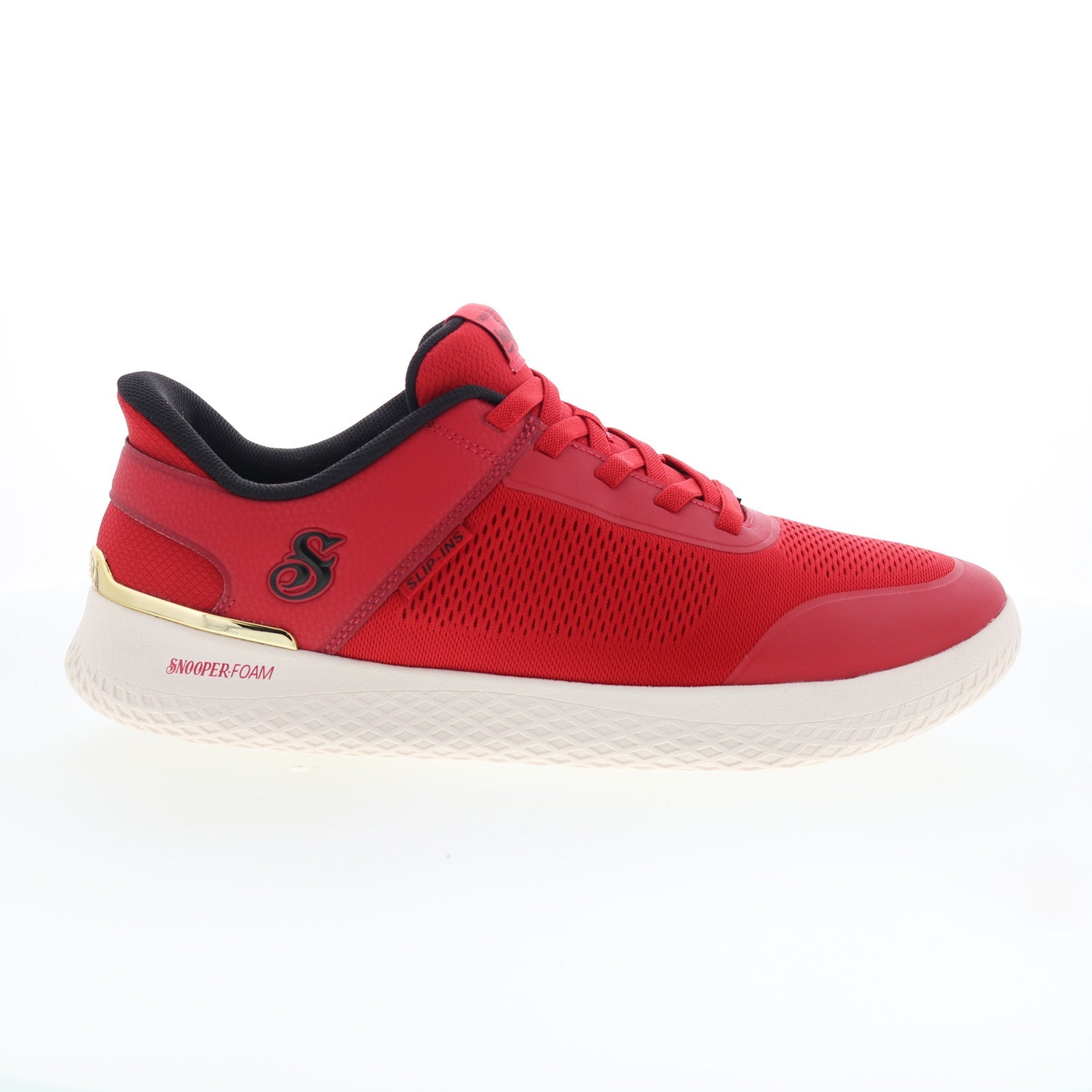 251081-red_snoop_vibez_good_feelin_red_01_9f3da596-e1d3-418a-a46d-e7b7ab47c721 Skechers Snoop Dogg Snoop Vibez Good Feelin Mens Red Sneakers Shoes - Image 1