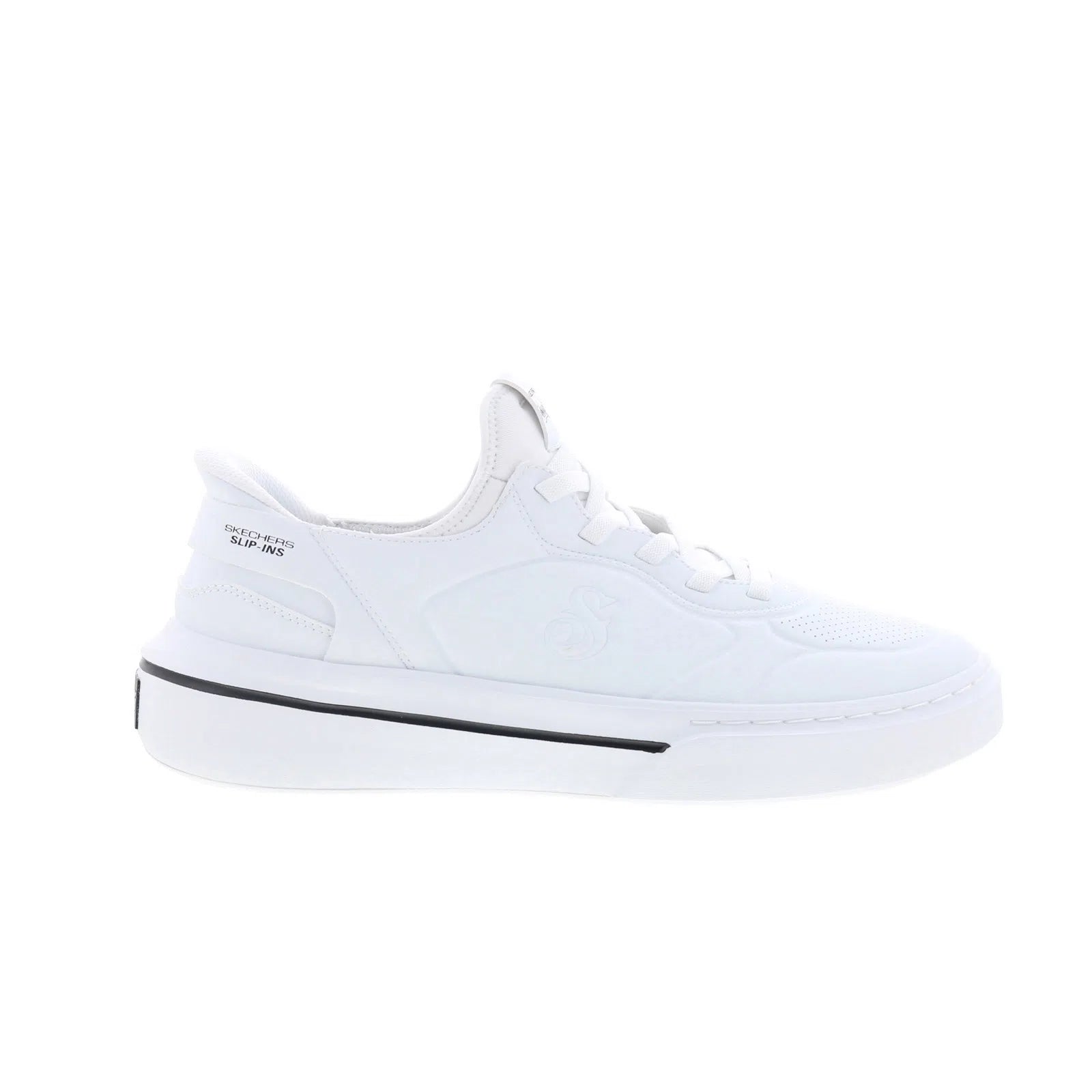 251100-wht_snoop_one-next_episode_white_reshoot_01 Skechers Slip-ins Snoop Dogg One Next Episode Mens White Sneakers Shoes - Image 1