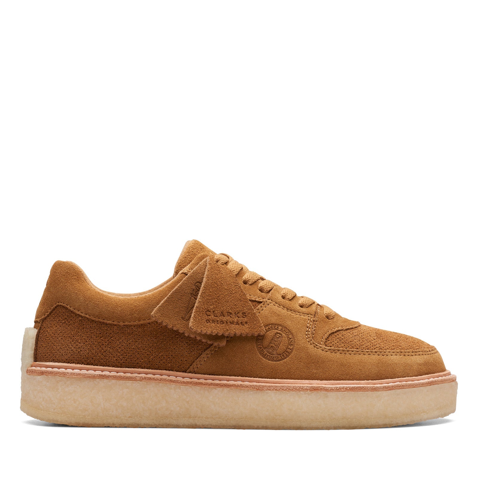 26173373-IMG7_01_26cef570-377f-4313-9b36-2c4645bd9562 Clarks Sandford 26173373 Mens Brown Leather Lifestyle Sneakers Shoes - Image 1