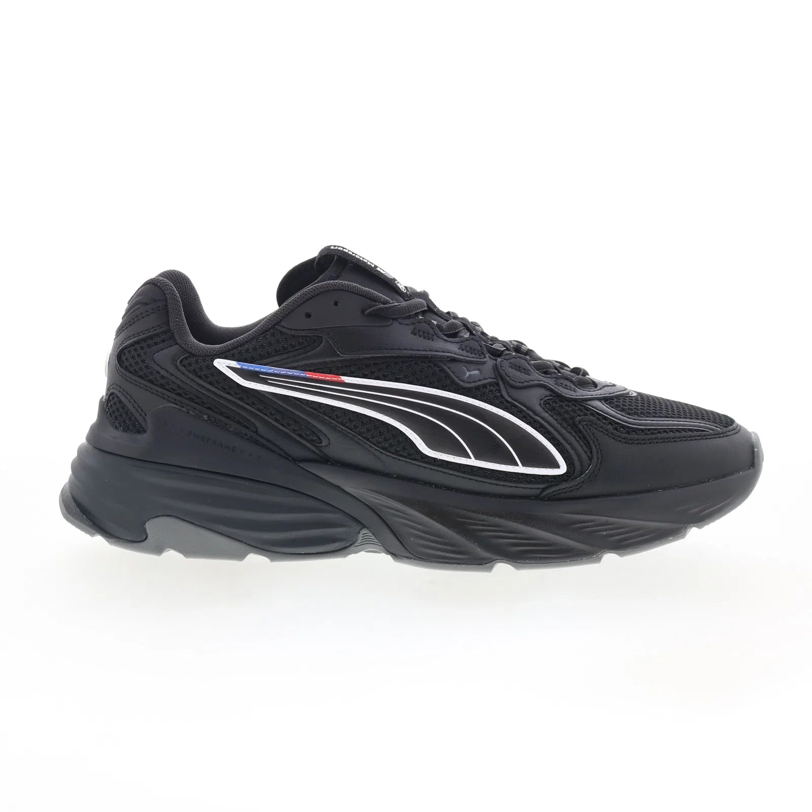 30938101_bmw_mms_fade_nitro_puma_black_01_d2cfc8de-25b5-4960-a641-b5cba1ae662b Puma BMW M Motorsport Fade Nitro Mens Black Motorsport Sneakers Shoes - Image 1