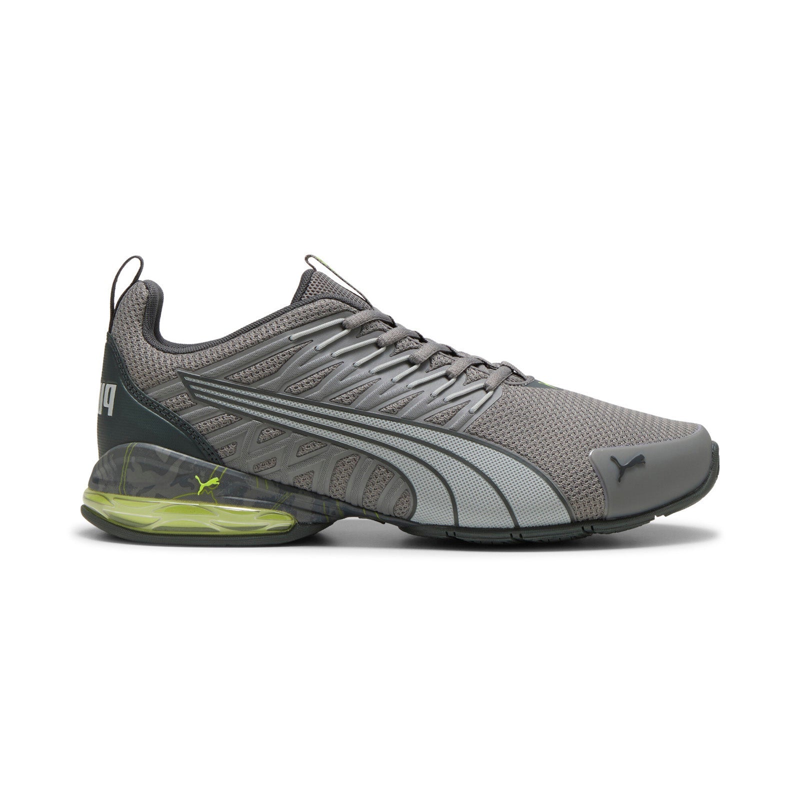 31100701-IMG6_01_100b3ff3-001d-4cc8-a6d1-00d745321487 Puma Voltaic Evo Hit The Wall Mens Gray Mesh Athletic Running Shoes - Image 1