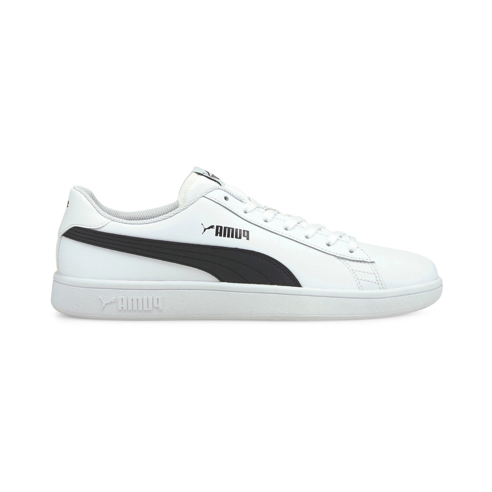 36521501-IMG6_01_42b97198-d91e-4c9c-affd-cb9b1a354f2f Puma Smash V2 L 36521501 Mens White Leather Lifestyle Sneakers Shoes - Image 1
