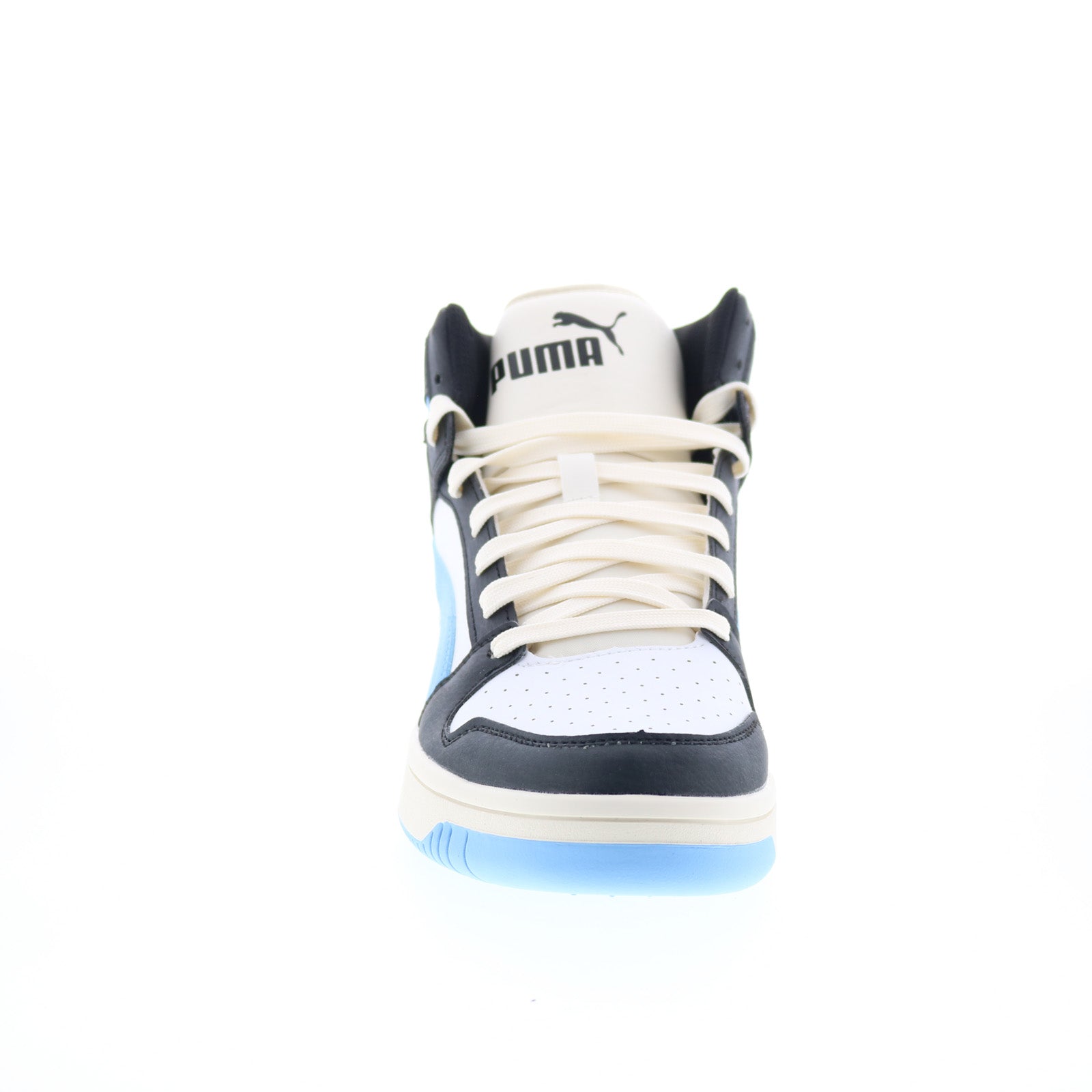 Puma Rebound Layup SL 36957360 Mens White Leather Lifestyle Sneakers Shoes - Image 3