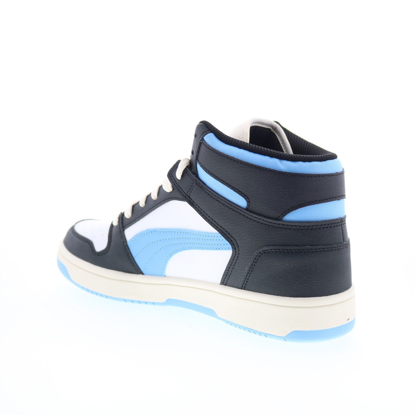 Puma Rebound Layup SL 36957360 Mens White Leather Lifestyle Sneakers Shoes - Image 6