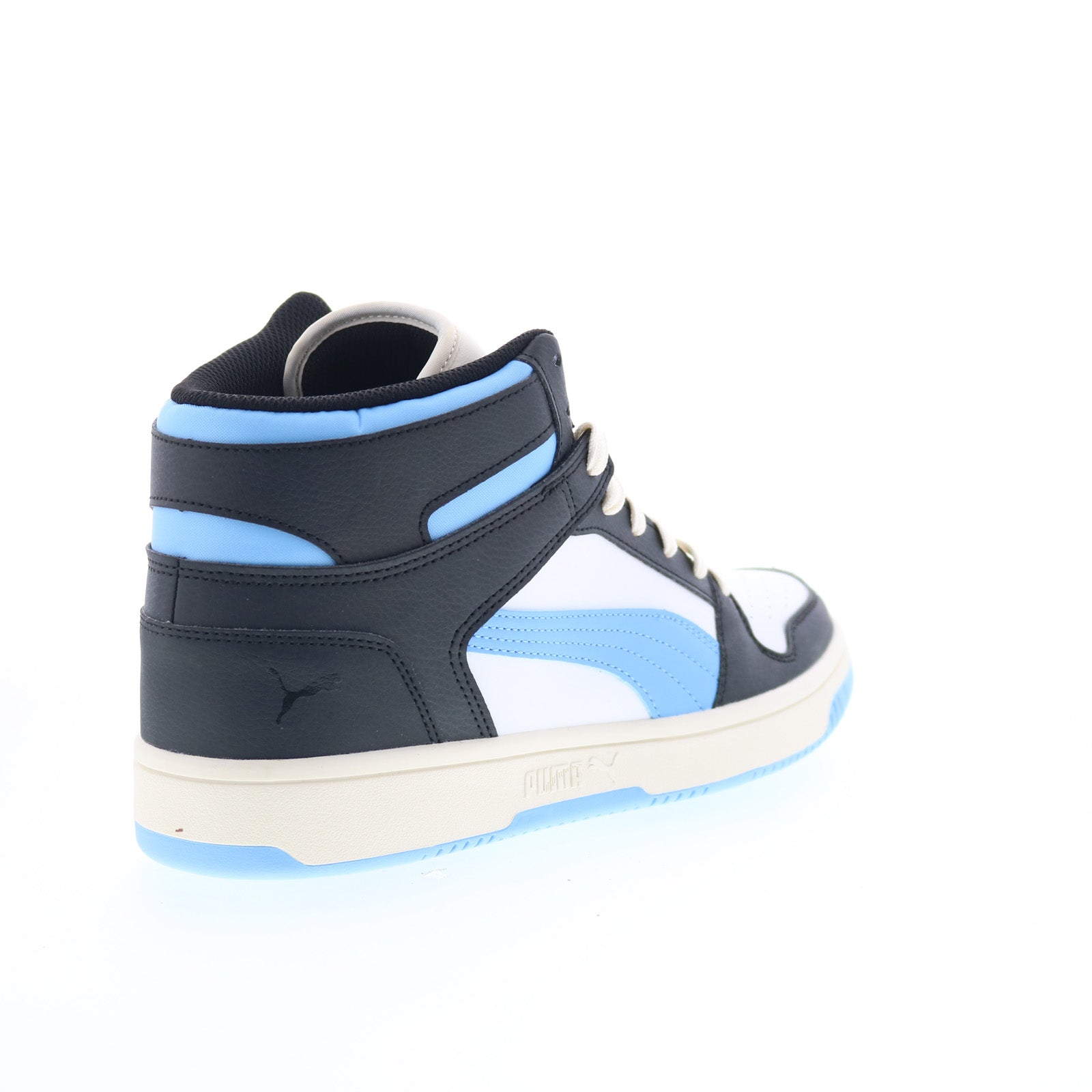 Puma Rebound Layup SL 36957360 Mens White Leather Lifestyle Sneakers Shoes - Image 8