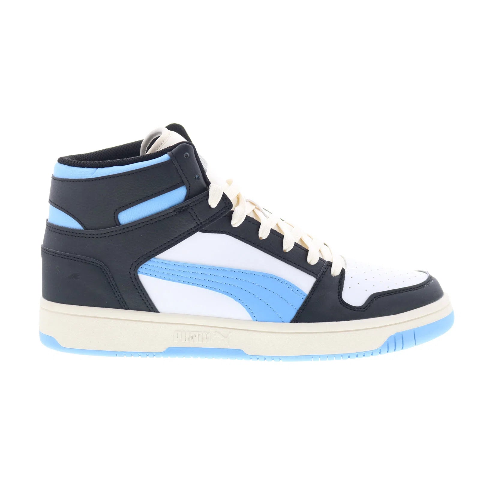 Puma Rebound Layup SL 36957360 Mens White Leather Lifestyle Sneakers Shoes - Image 1