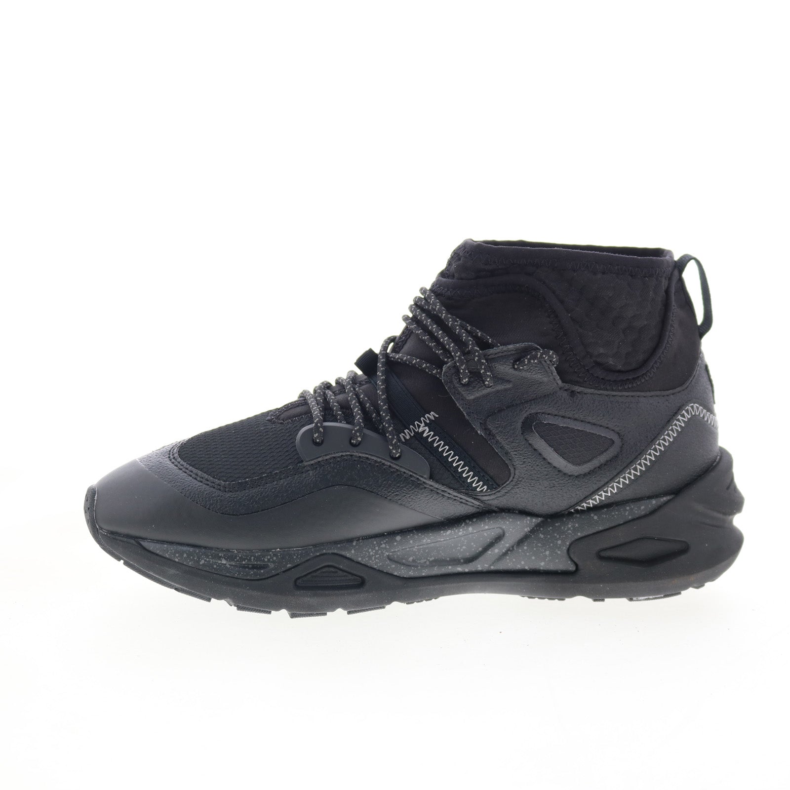 Puma TRC Blaze Mid Core WS 38662101 Mens Black Lifestyle Sneakers Shoes - Image 3