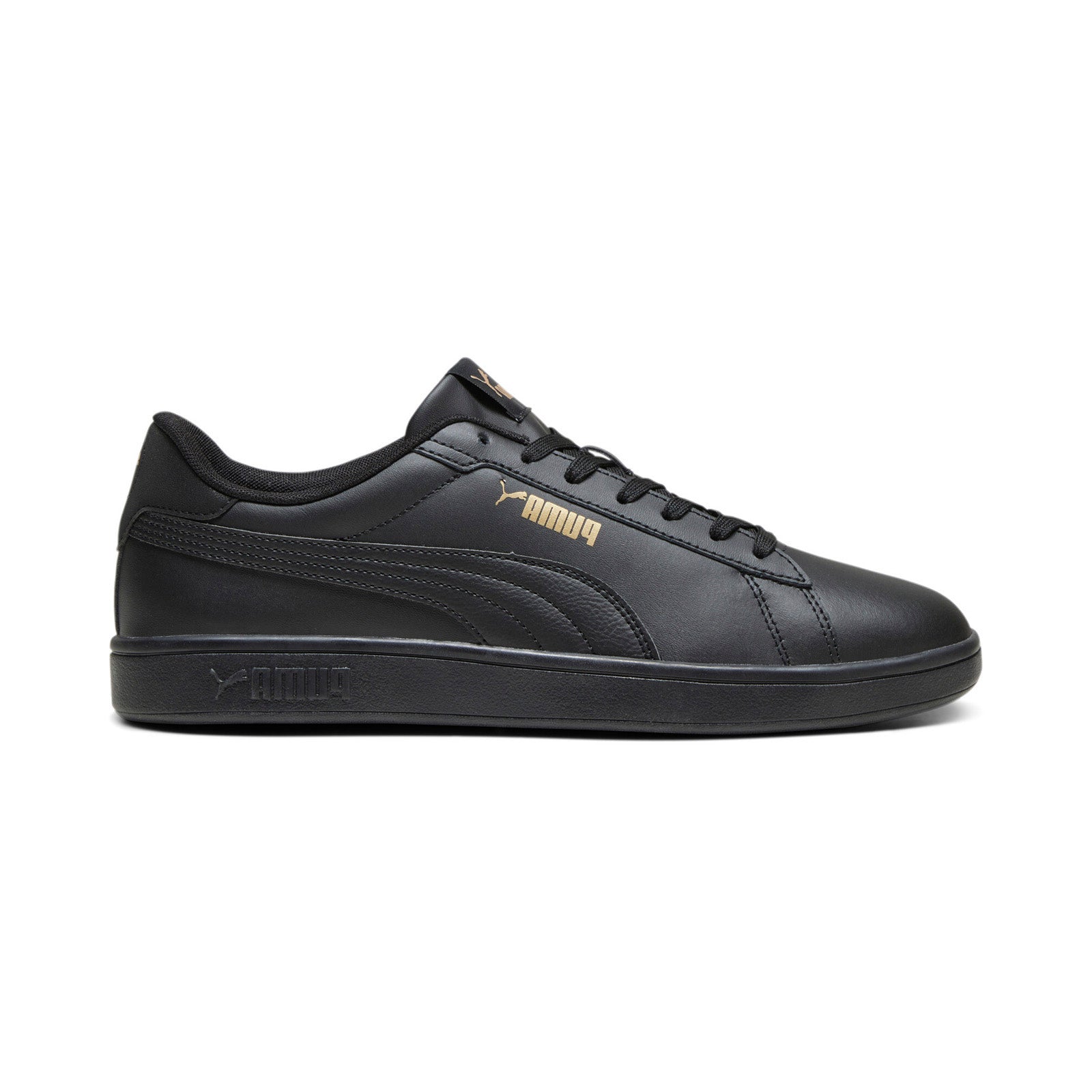 39098710-IMG6_01_9b3e90da-a8bc-4da5-915e-85cc6937aba0 Puma Smash 3.0 L 39098710 Mens Black Leather Lifestyle Sneakers Shoes - Image 1