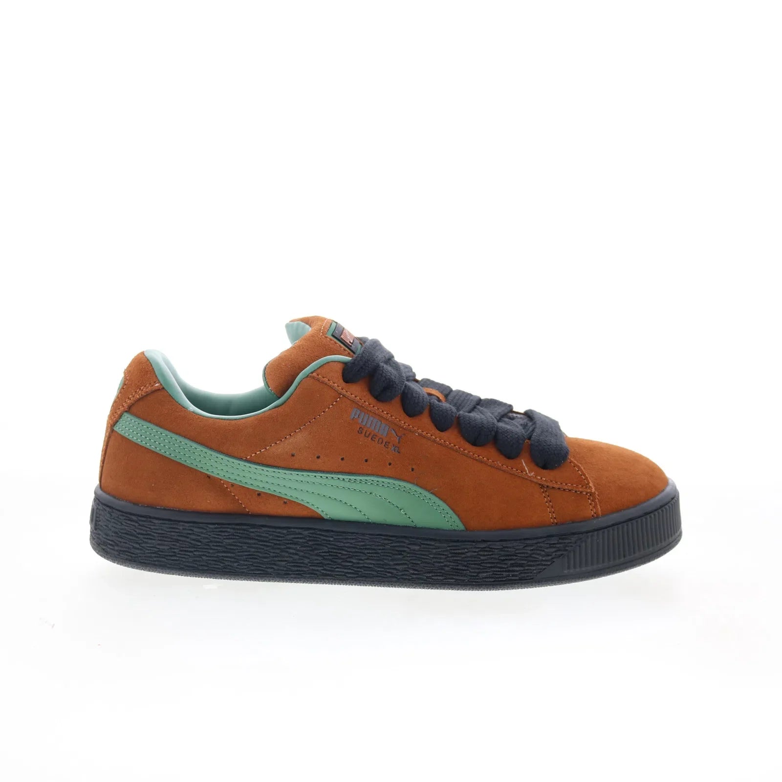 39520515_suede_xl_teak_deep_forest_puma_black_01_4c748da9-b213-49b8-99e4-c7cadfc9212a Puma Suede XL 39520515 Mens Brown Suede Lace Up Lifestyle Sneakers Shoes - Image 1