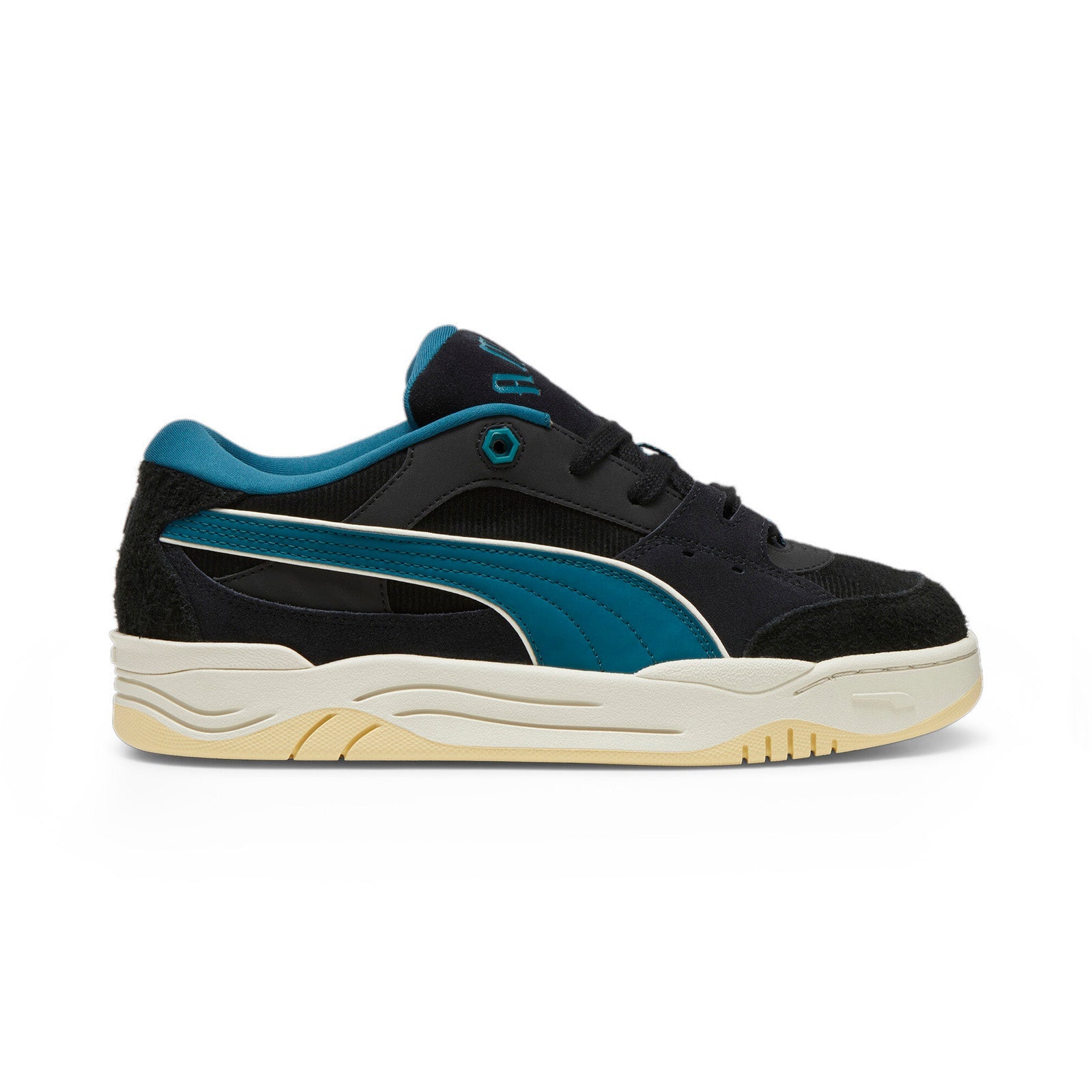 39841401-IMG6_01_11654d81-2f36-43bf-a977-1327dd64f481 Puma-180 Play.Paris. 39841401 Mens Black Suede Lifestyle Sneakers Shoes - Image 1