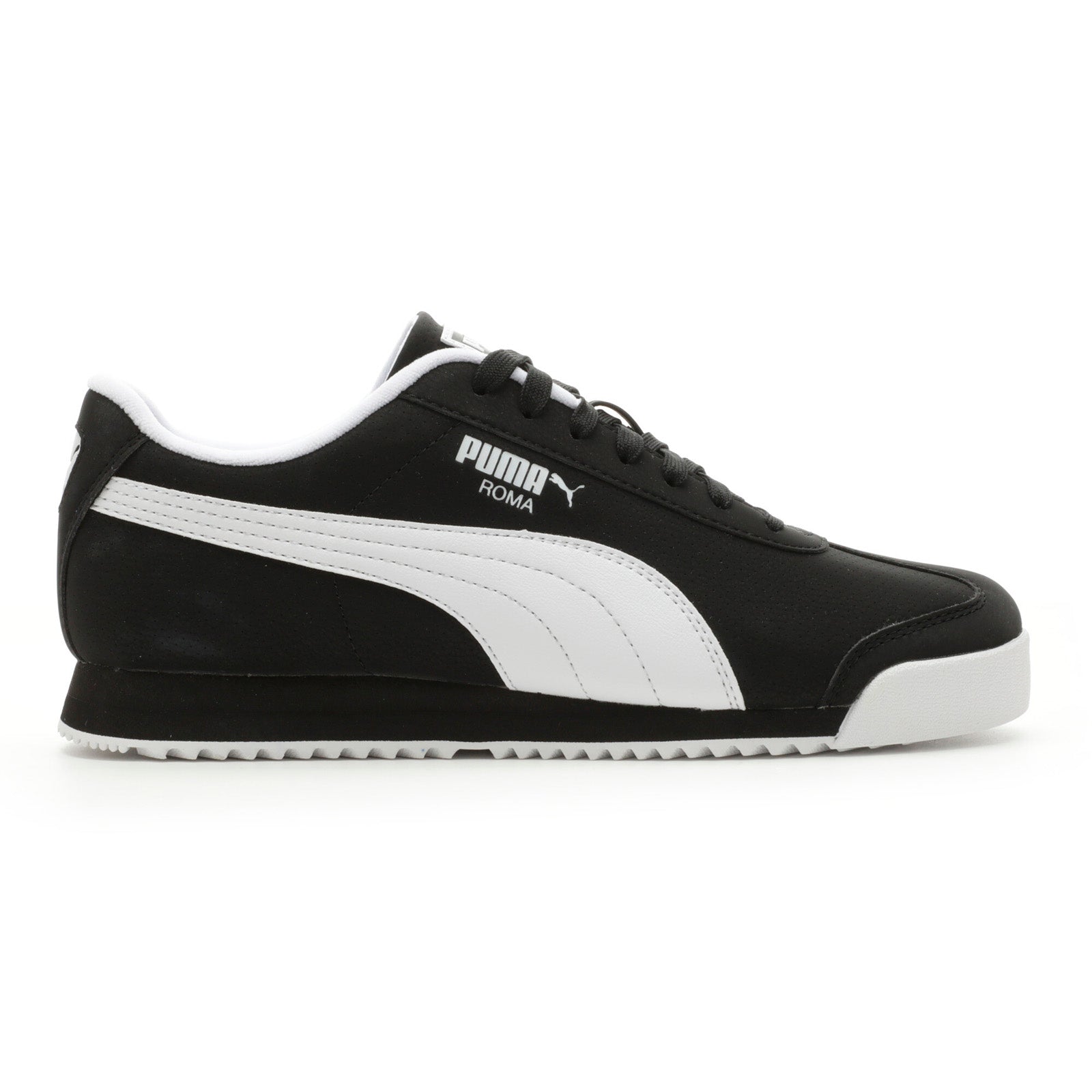 40067102-IMG6_01_c704f292-ee79-4752-87d0-1b6f44a41d88 Puma Roma 24 Reversed 40067102 Mens Black Leather Lifestyle Sneakers Shoes - Image 1