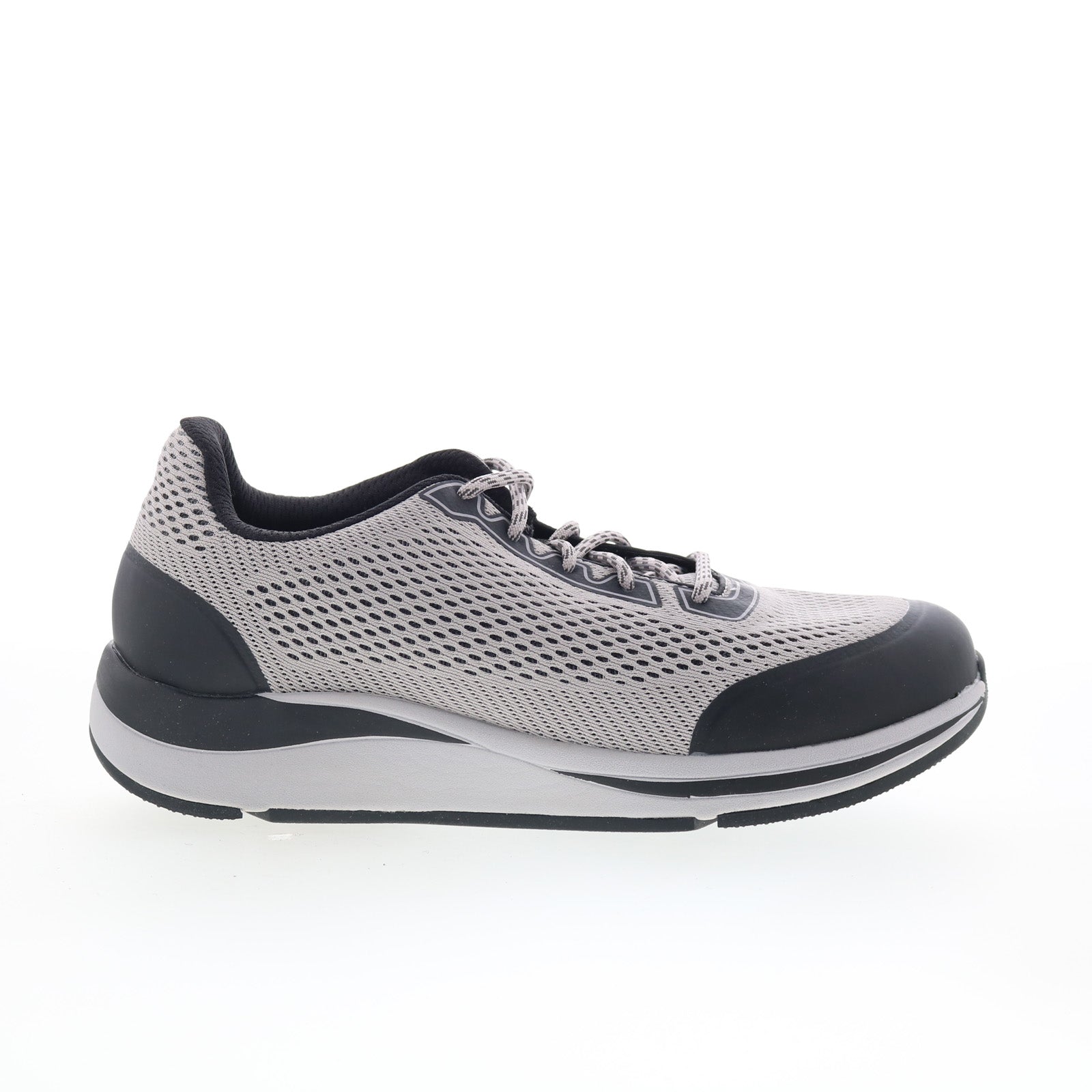 40109-9t_champ_grey_black-img4_01_30c1a03d-e718-4ecd-99dc-0947f80f9bf0 Drew Champ 40109-9T Mens Gray Wide Canvas Lace Up Lifetsyle Sneakers Shoes - Image 1