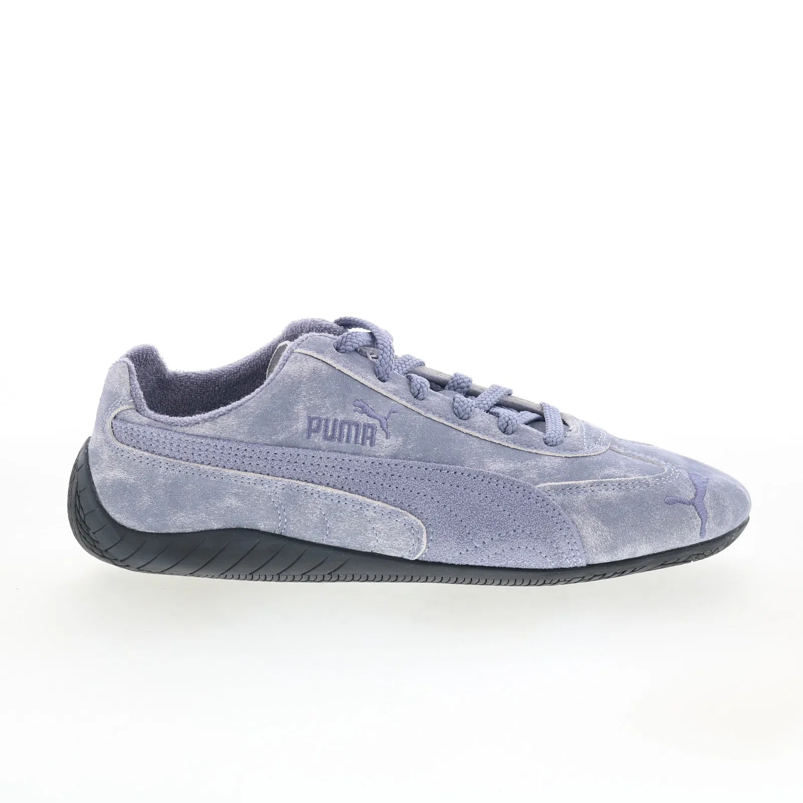 40465602_speedcat_mat_play_grey_sky_puma_black_01_698717ee-11b5-4ac9-8e8b-07cb84ac5004 Puma Speedcat Mat Play 40465601 Mens Blue Suede Lifestyle Sneakers Shoes - Image 1