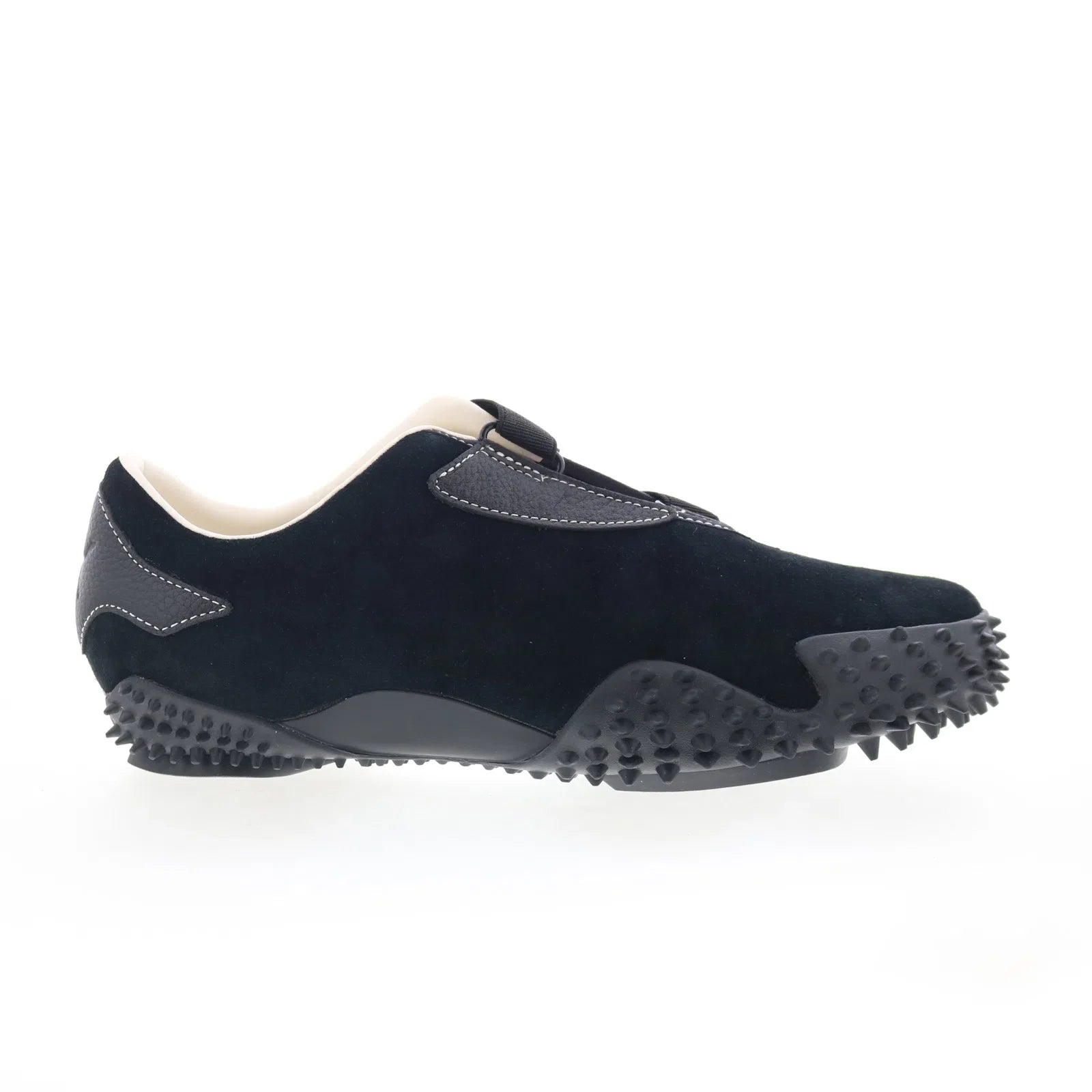40622401_mostro_icons_puma_black_frosted_ivory_01_5798548d-5d15-4c92-a0d1-996373947b64 Puma Mostro Icons 40622401 Mens Black Nubuck Lifestyle Sneakers Shoes - Image 1