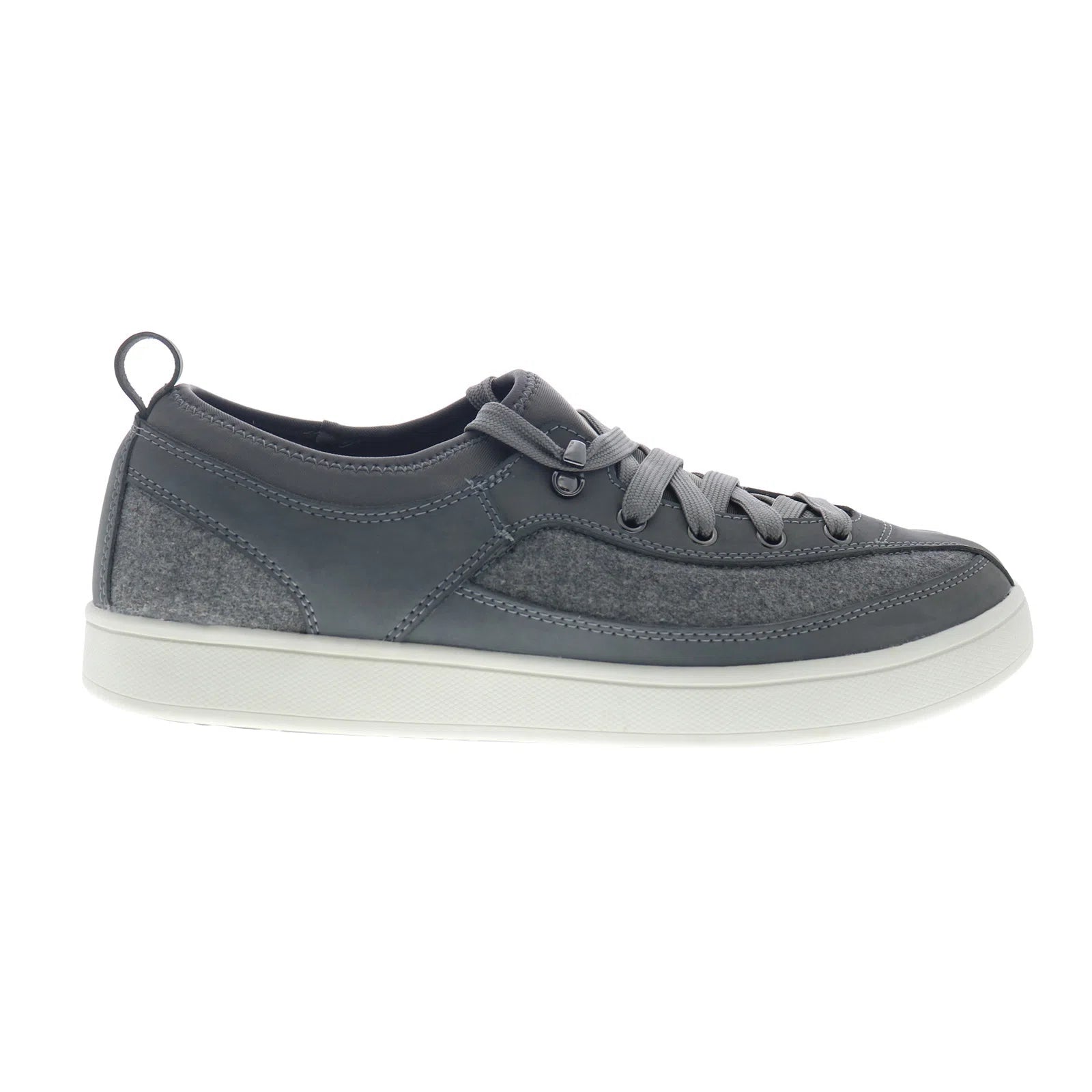 40994-43_grey-img4_reshoot_01 Drew Buzz 40994-43 Mens Gray Wide Leather Lifestyle Sneakers Shoes - Image 1