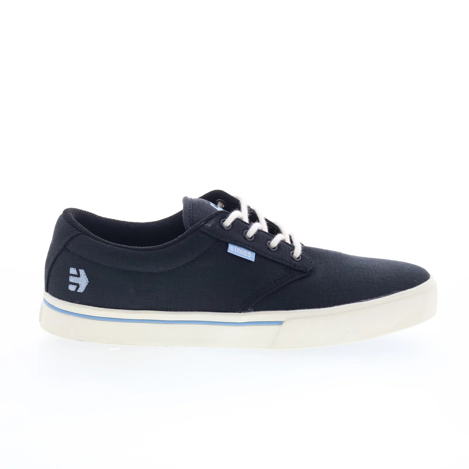 4101000323994_jameson_2_eco_black_blue_black_01_56884326-8427-4138-a804-08be6971272a Etnies Jameson 2 Eco 4101000323994 Mens Black Skate Inspired Sneakers Shoes - Image 1