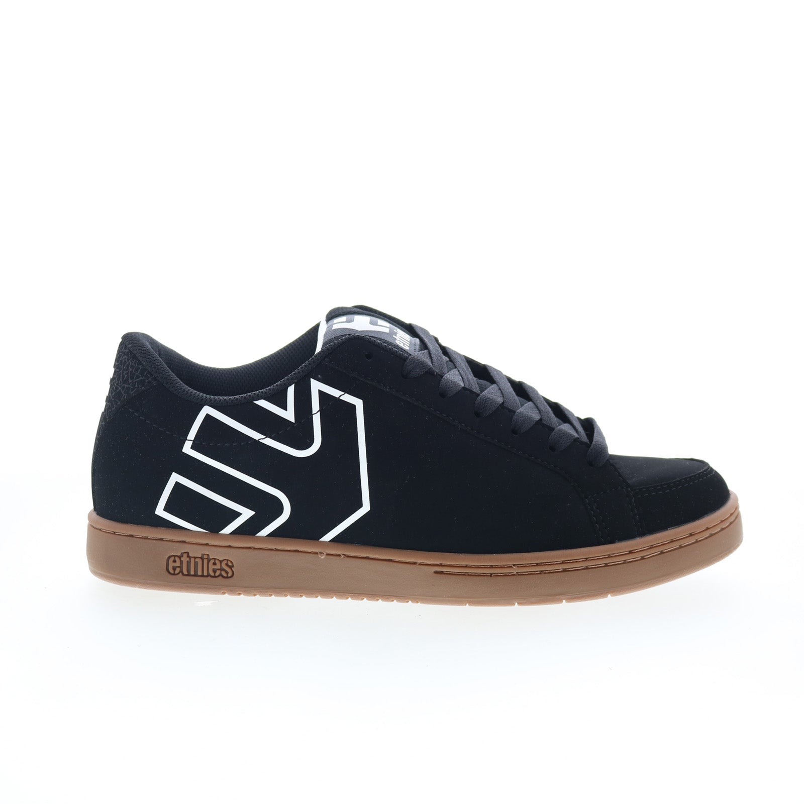 4101000519979_kingpin_2_black_white_gum_01_9837124d-b152-4644-b043-f99e15c981ea Etnies Kingpin 2 4101000519979 Mens Black Skate Inspired Sneakers Shoes - Image 1