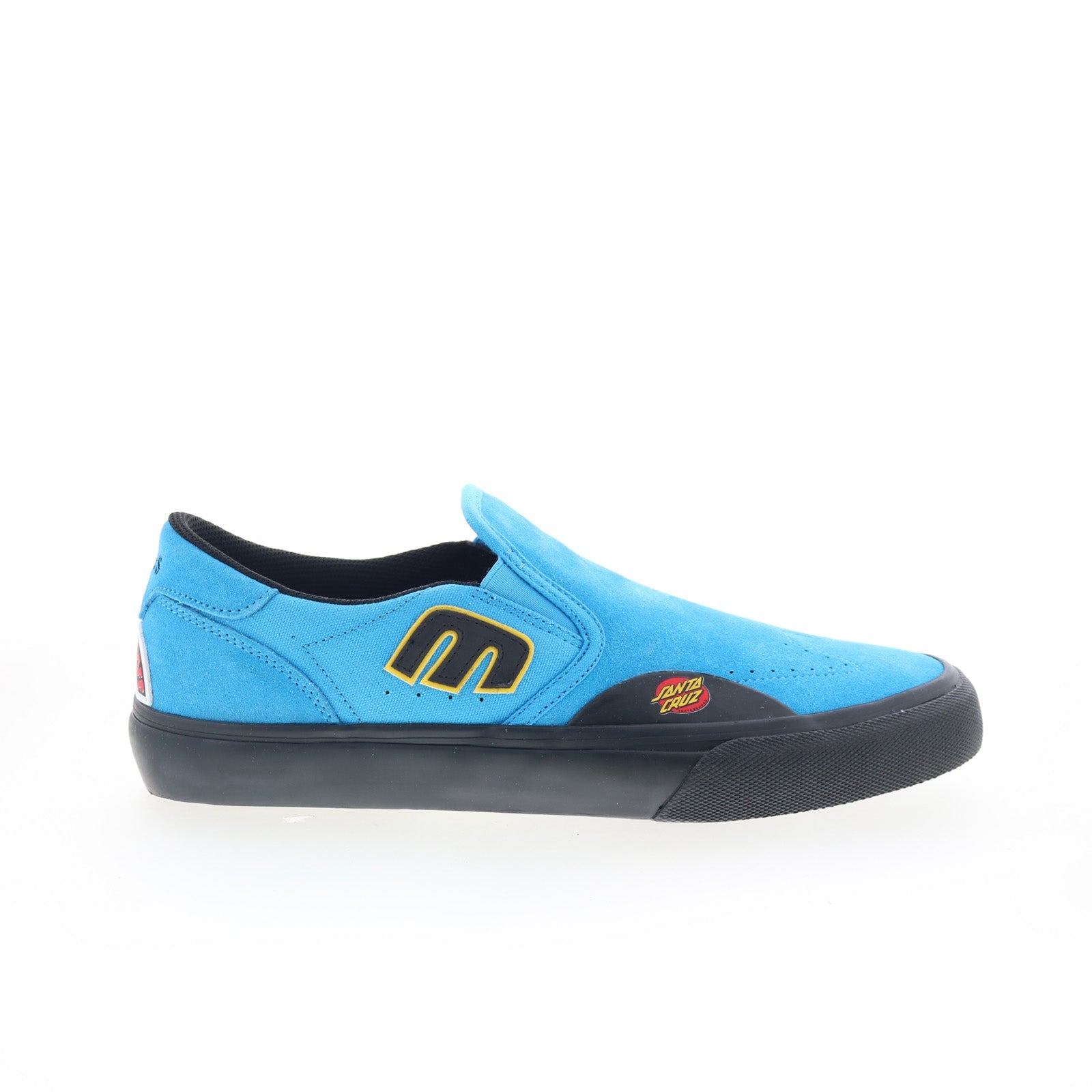 4107000611400_lo-cut_slip_x_santa_cruz_blue_01_3e22b743-c1bd-4c27-9836-e69be4037484 Etnies Lo-Cut Slip X Santa Cruz Mens Blue Skate Inspired Sneakers Shoes - Image 1